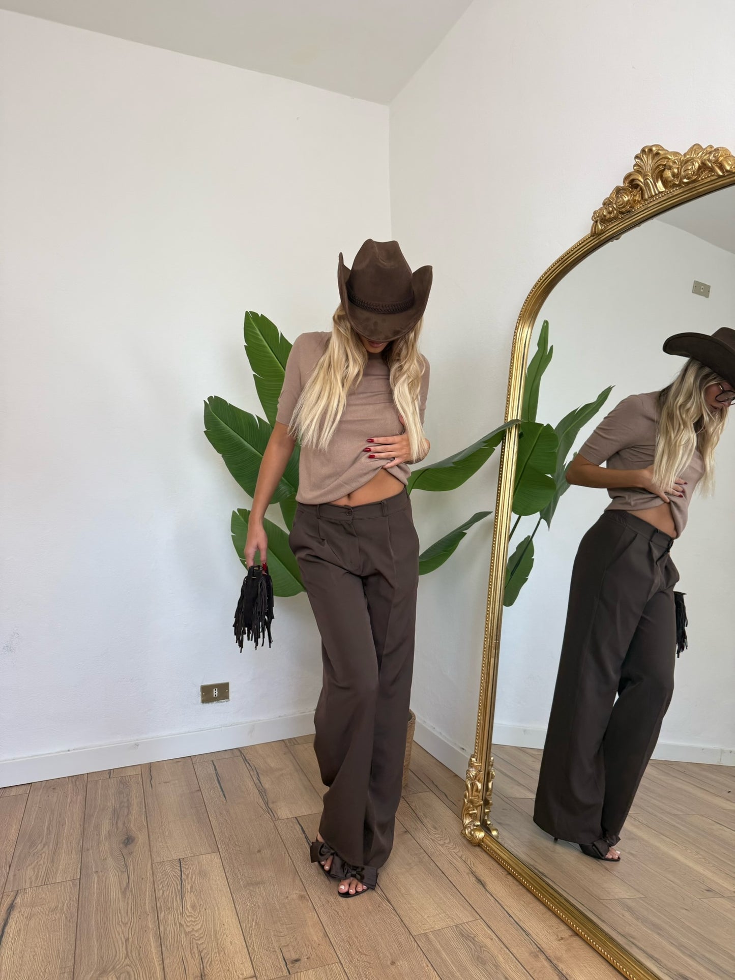 Pantalone Downtown Marrone