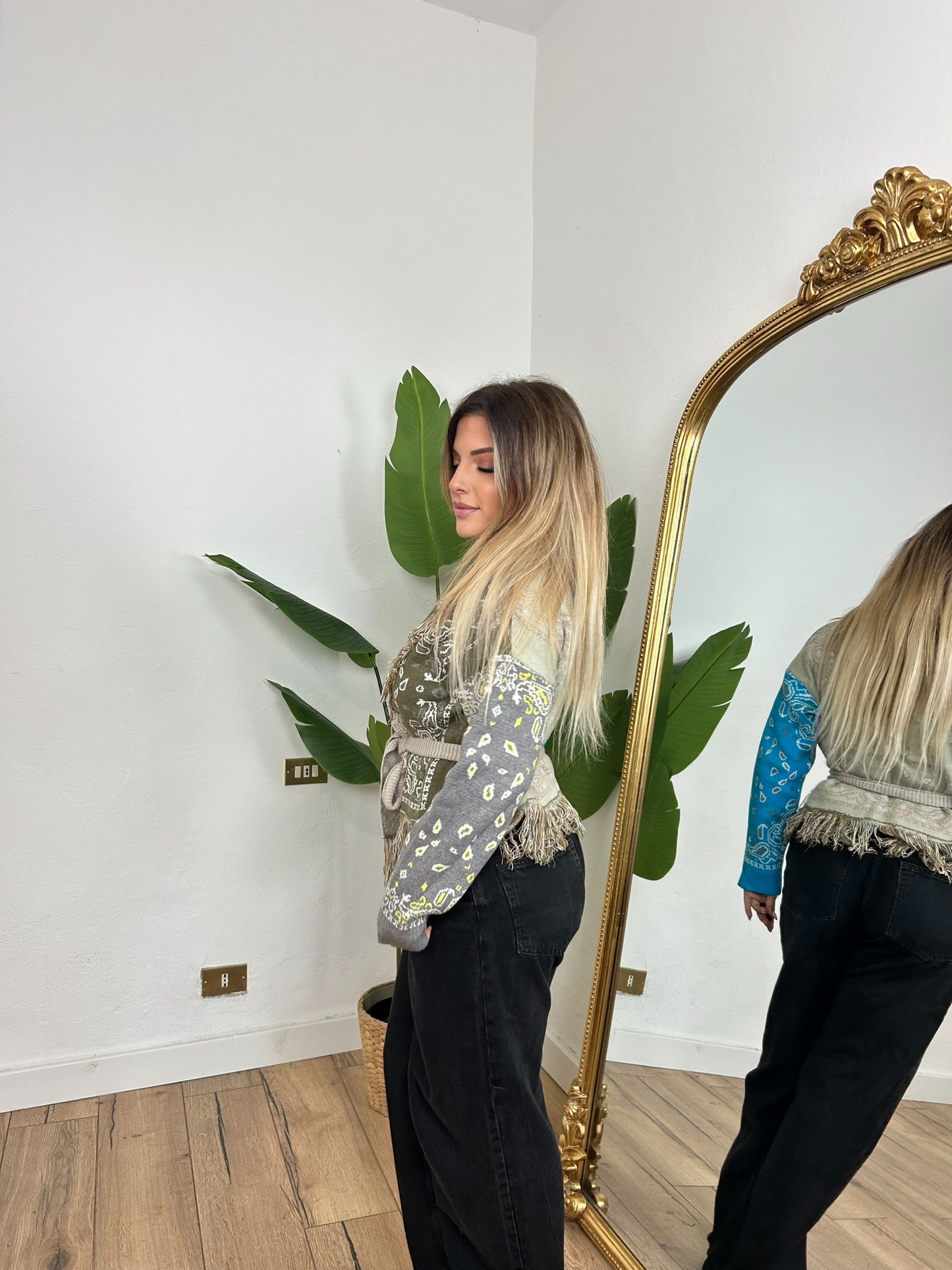 Pre order Cardigan St.Moritz Multicolor corto