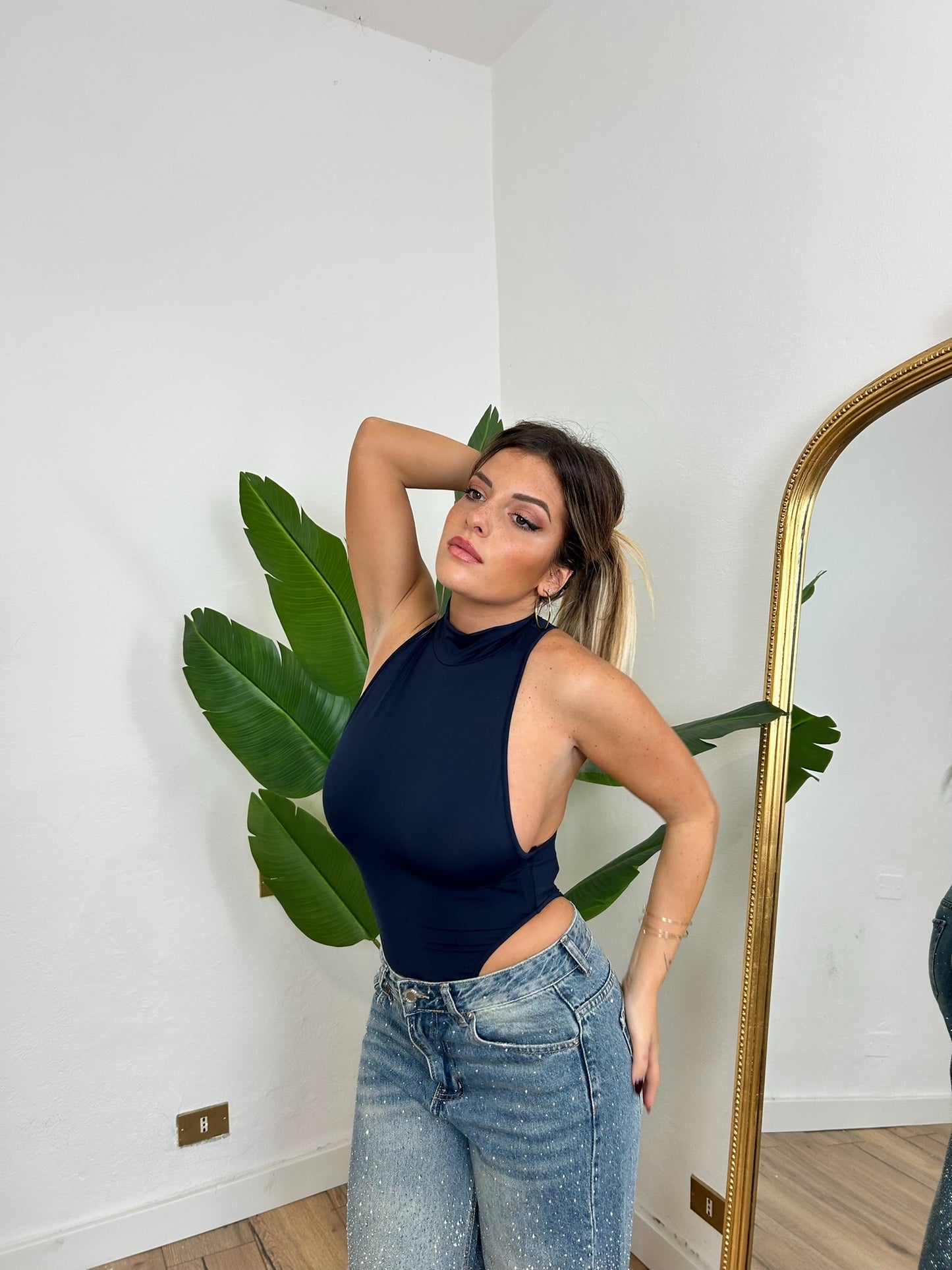 Body icon blu
