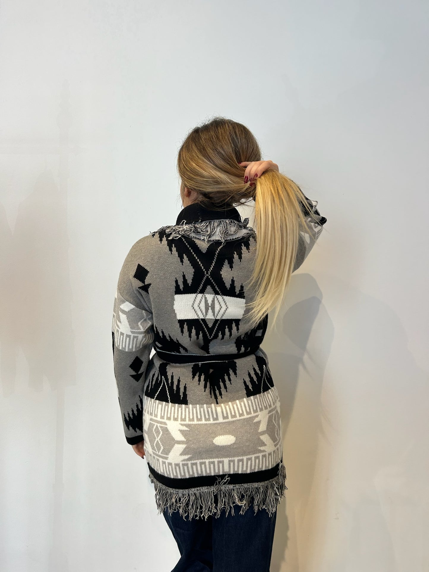 Pre order cardigan Madrid grigio