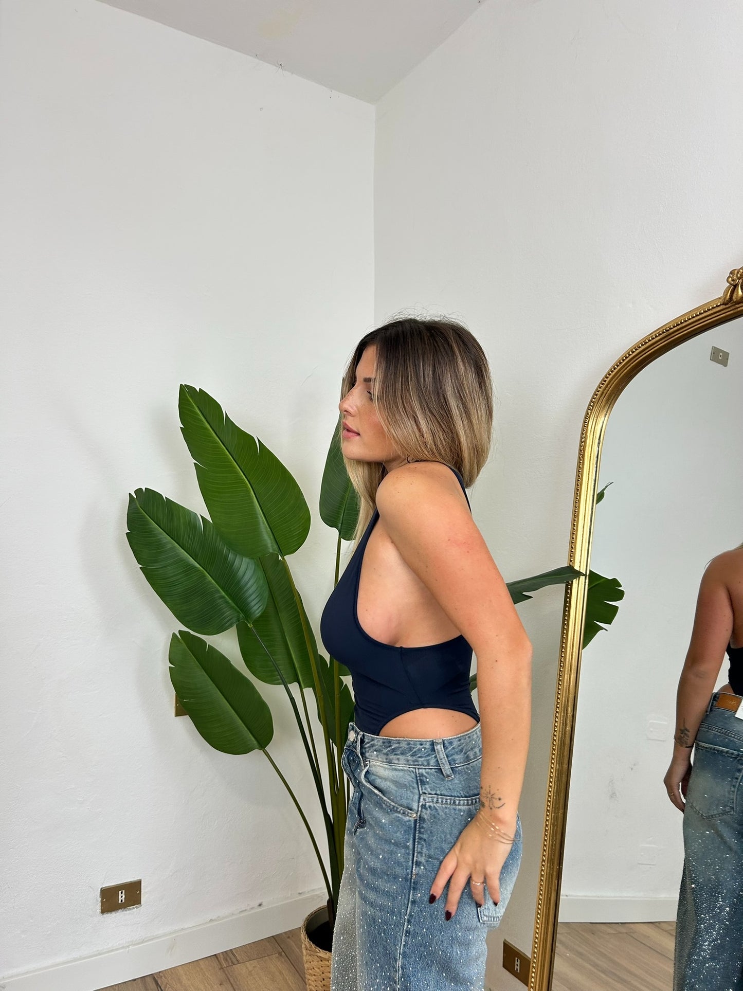 Body icon blu