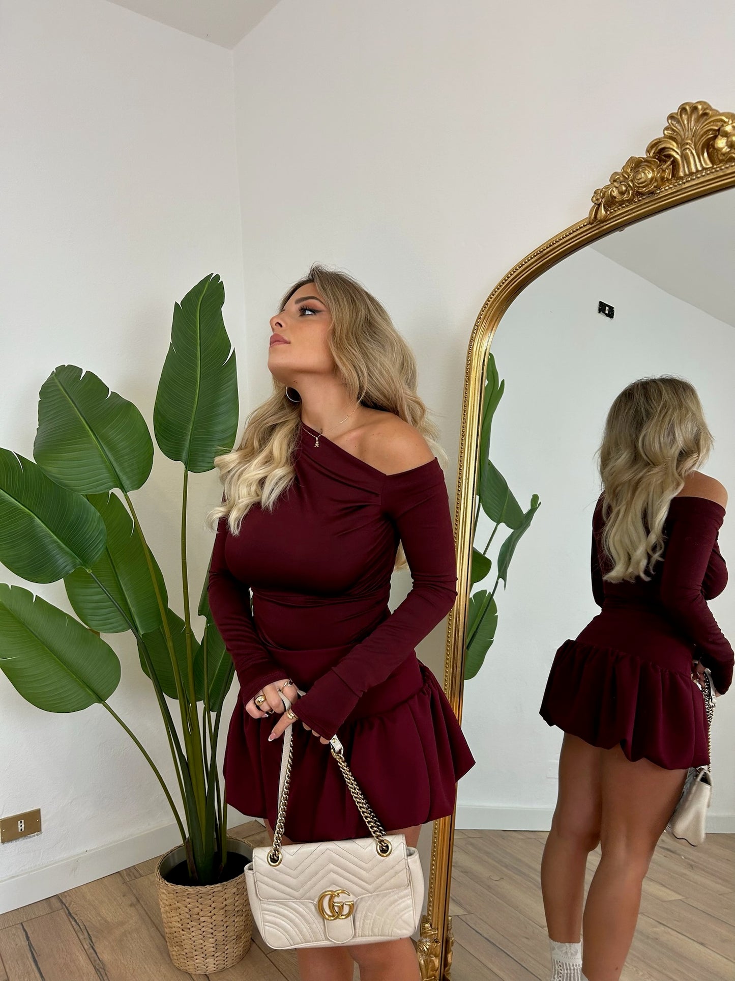 Maglia Kim bordeaux
