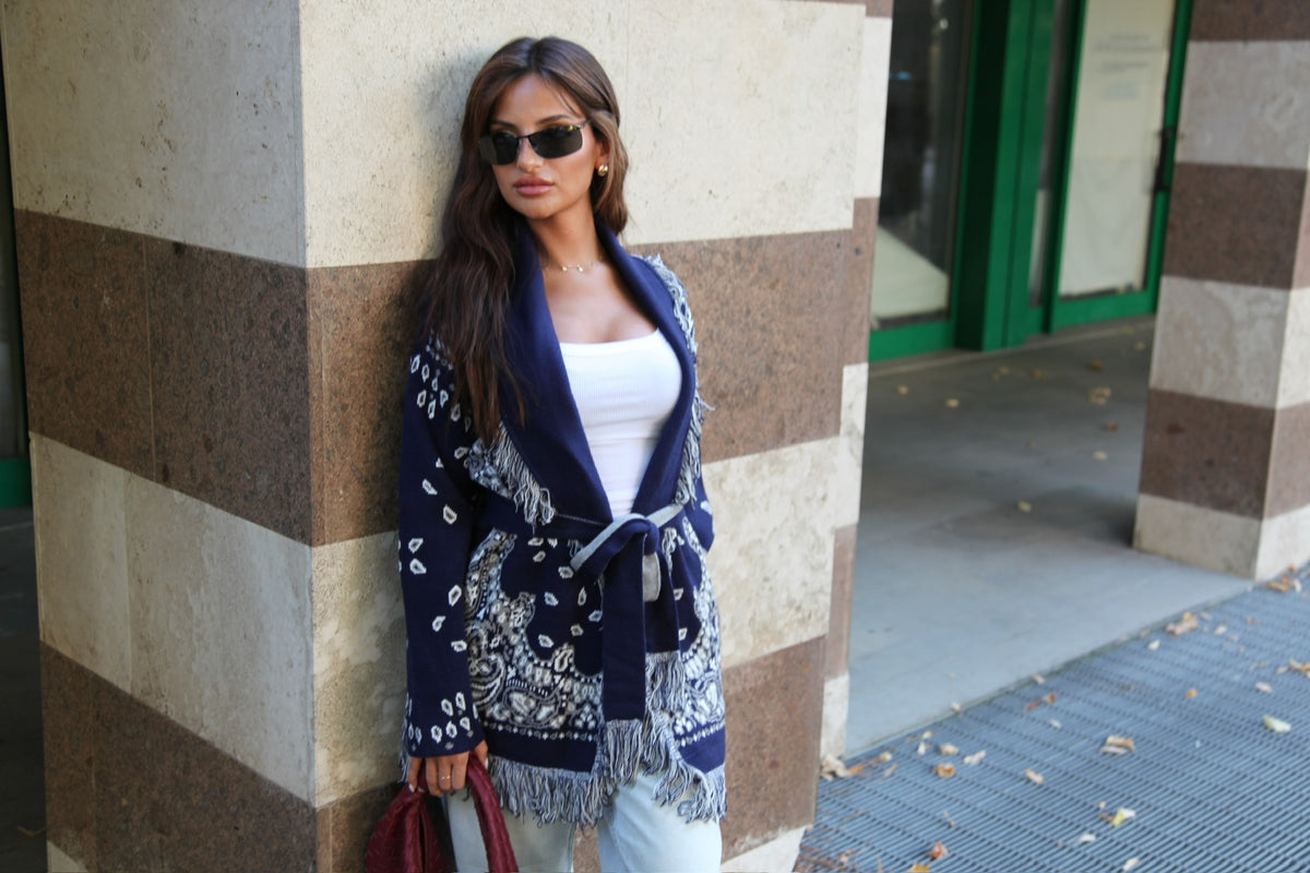 Pre Order Cardigan St.Moritz Blu