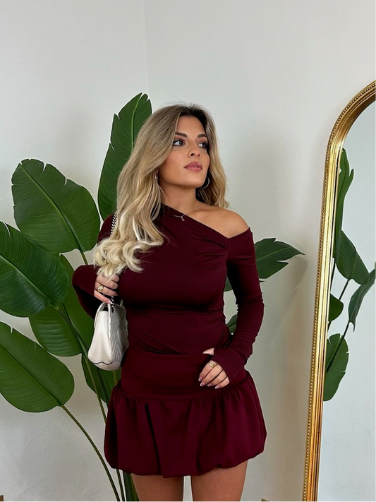 Maglia Kim bordeaux