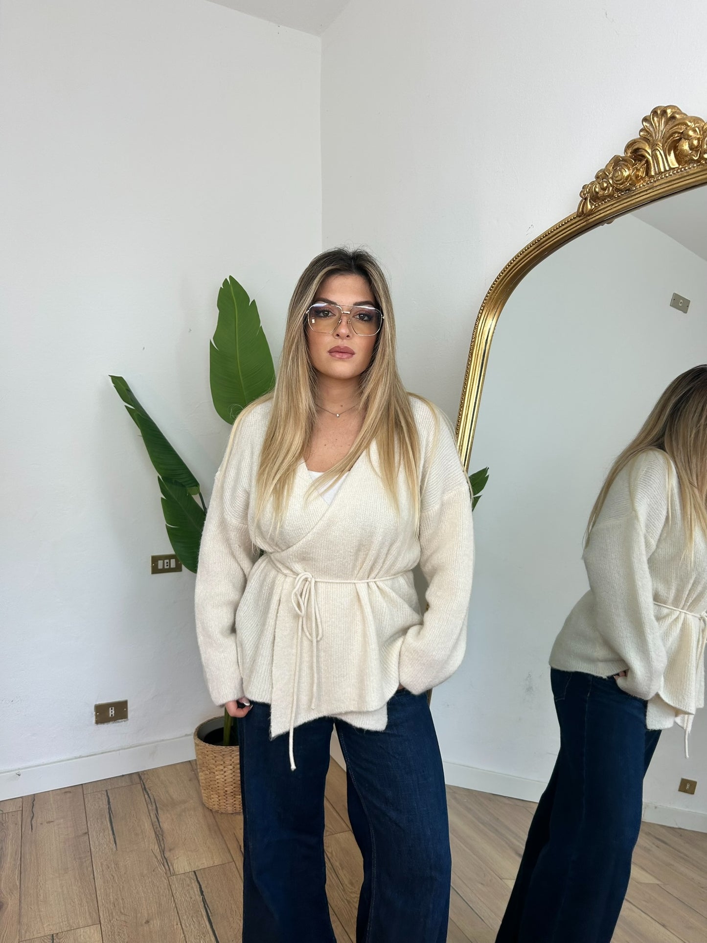 Cardigan Lily bianco