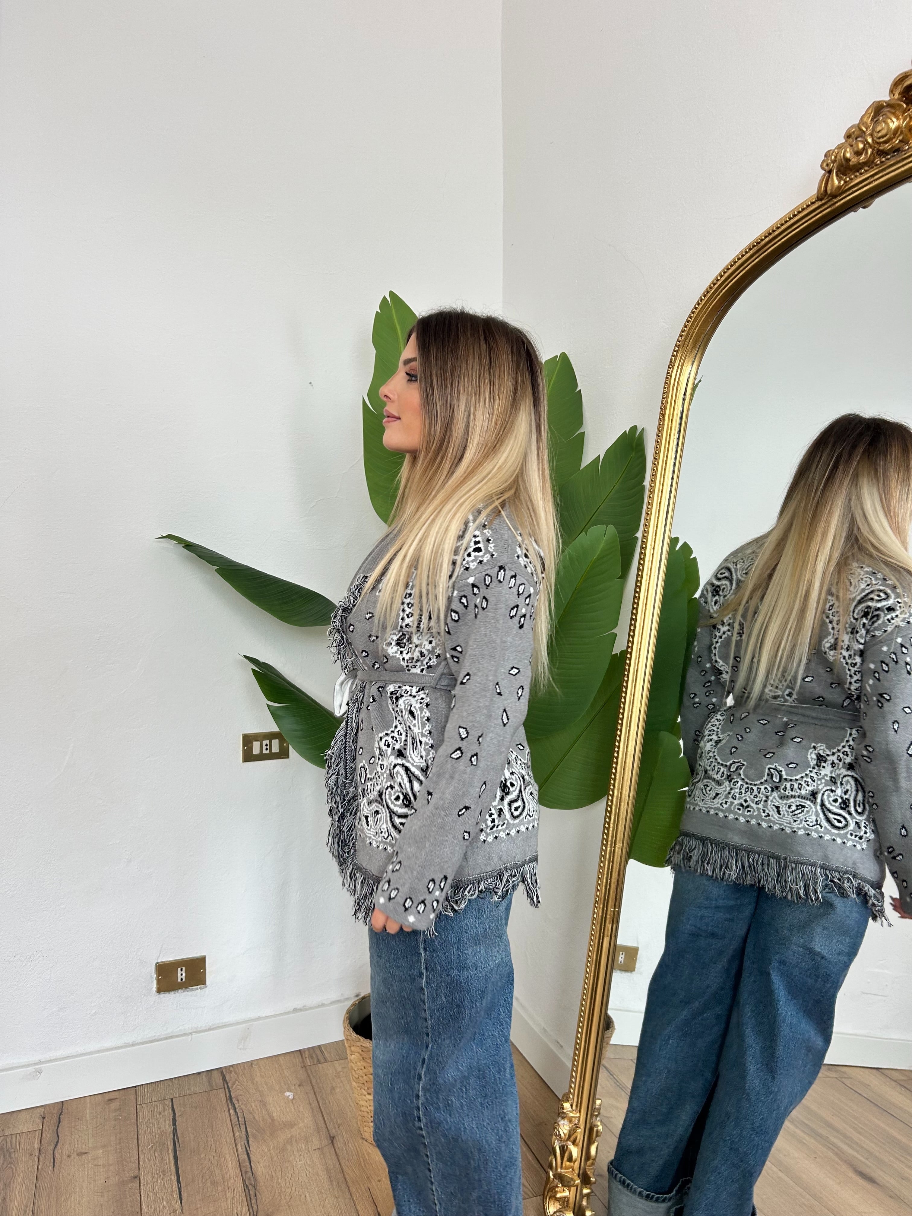 Pre order Cardigan St.Moritz Grigio