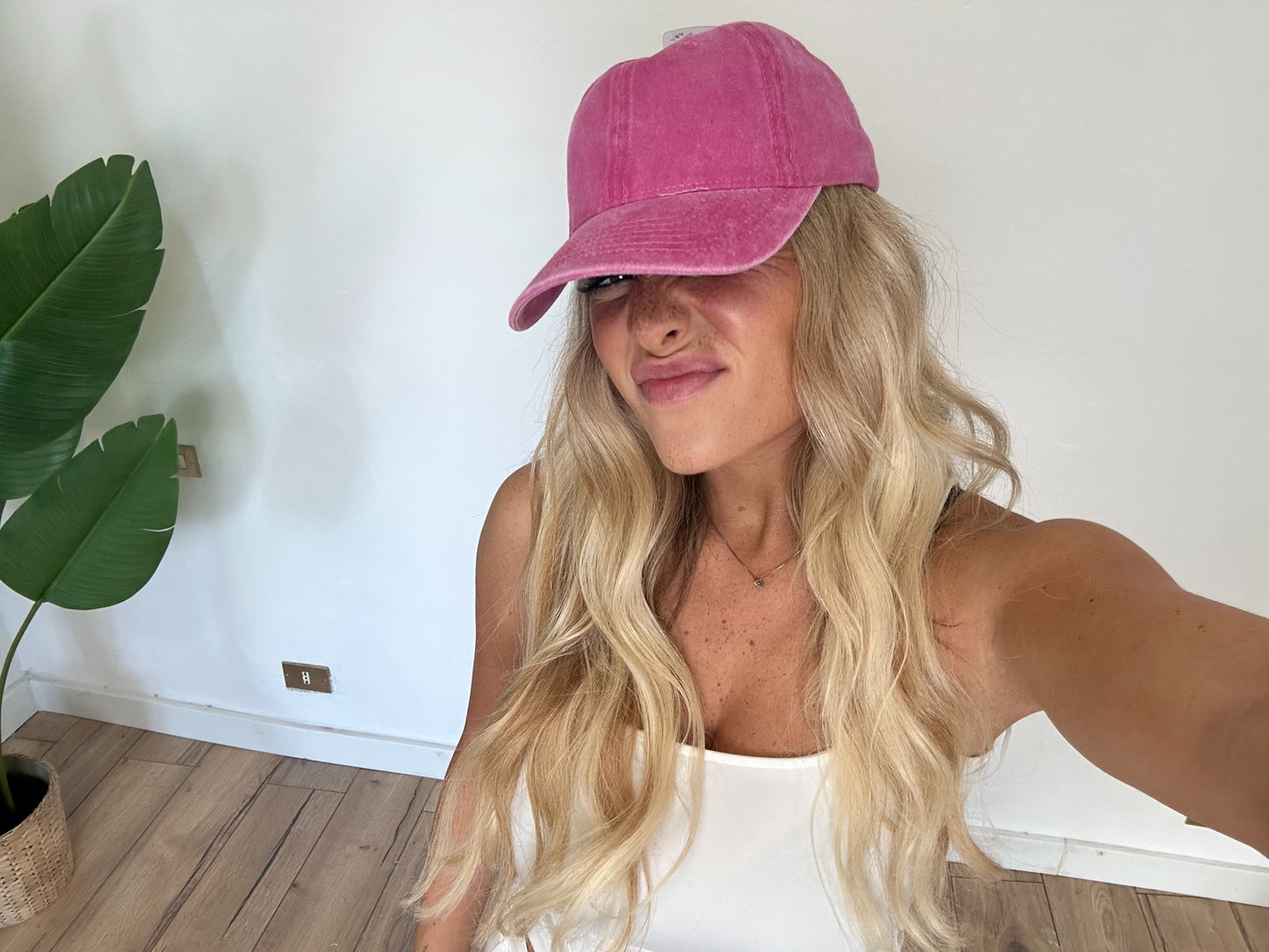 Cappello Vintage Rosa