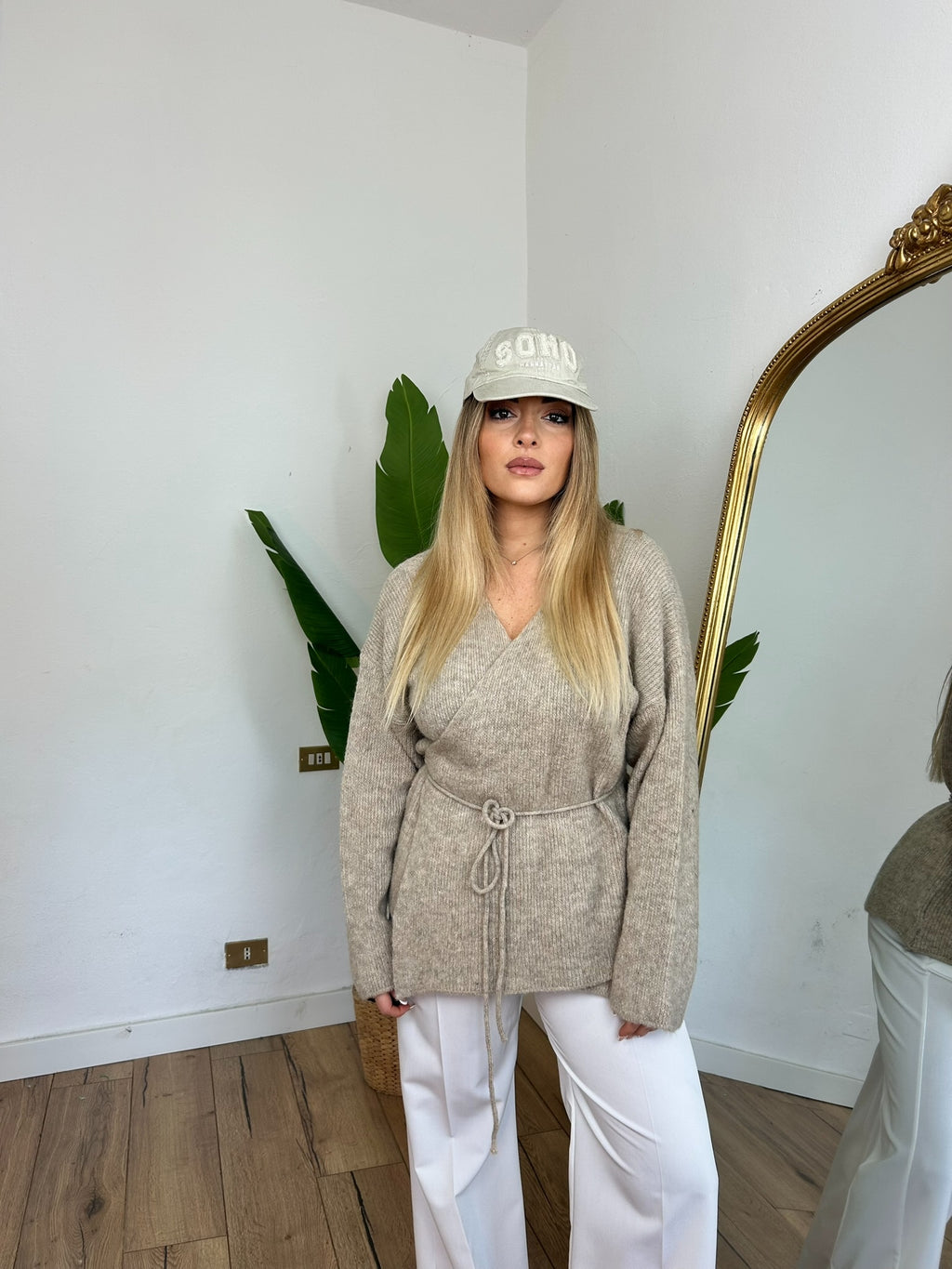 Cardigan Lily beige