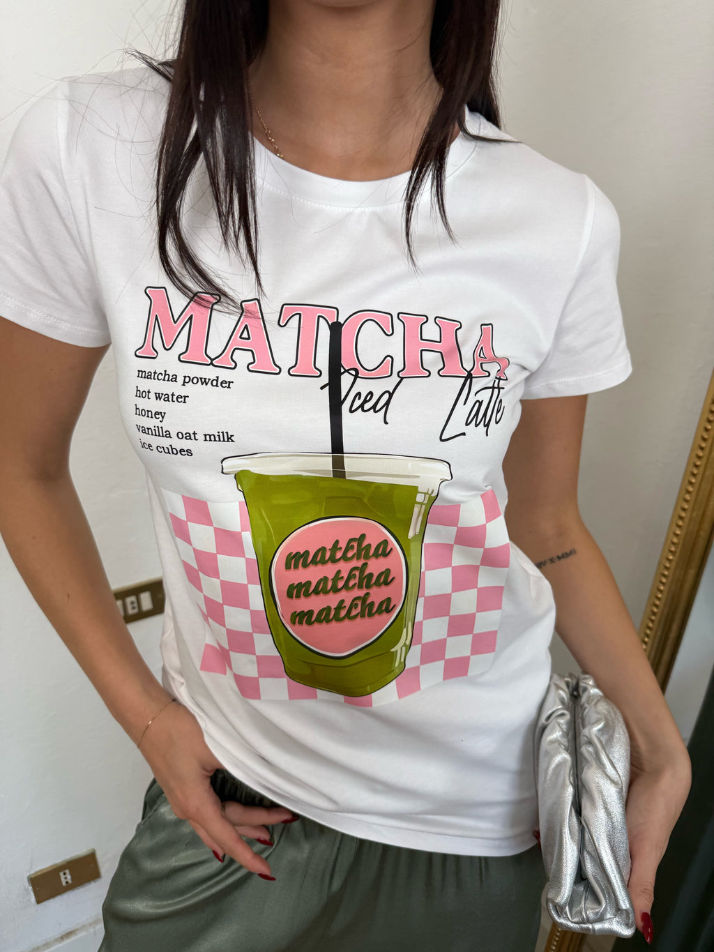 T-SHIRT - matcha latte