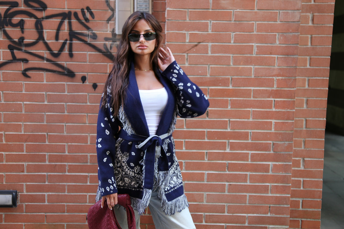 Pre Order Cardigan St.Moritz Blu