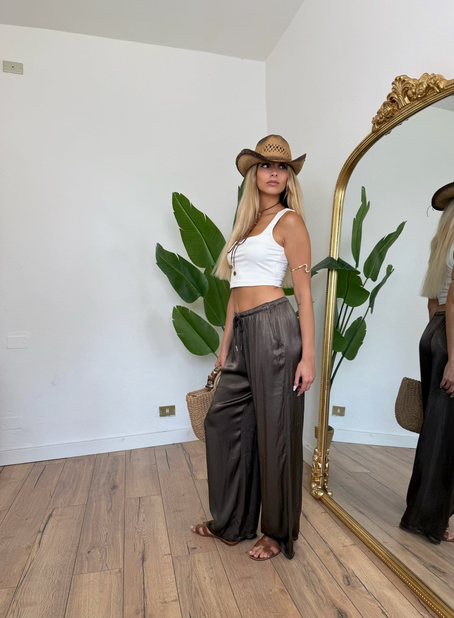 Pantalone Raso brown