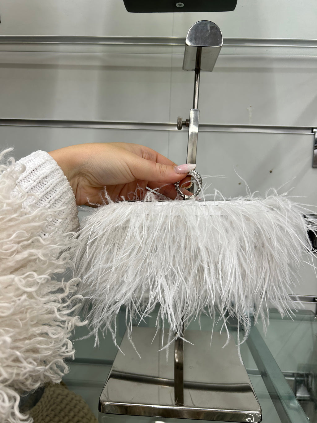 Pochette LUXURY - bianca