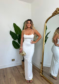 Abito Slim modellante bianco