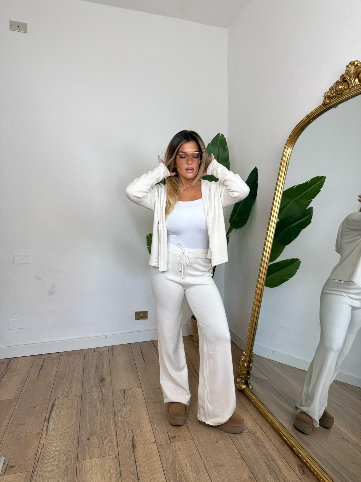 Coordinato Zip panna