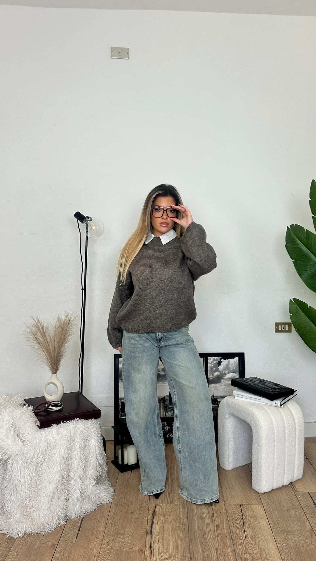 Maglione SOFT - tortora