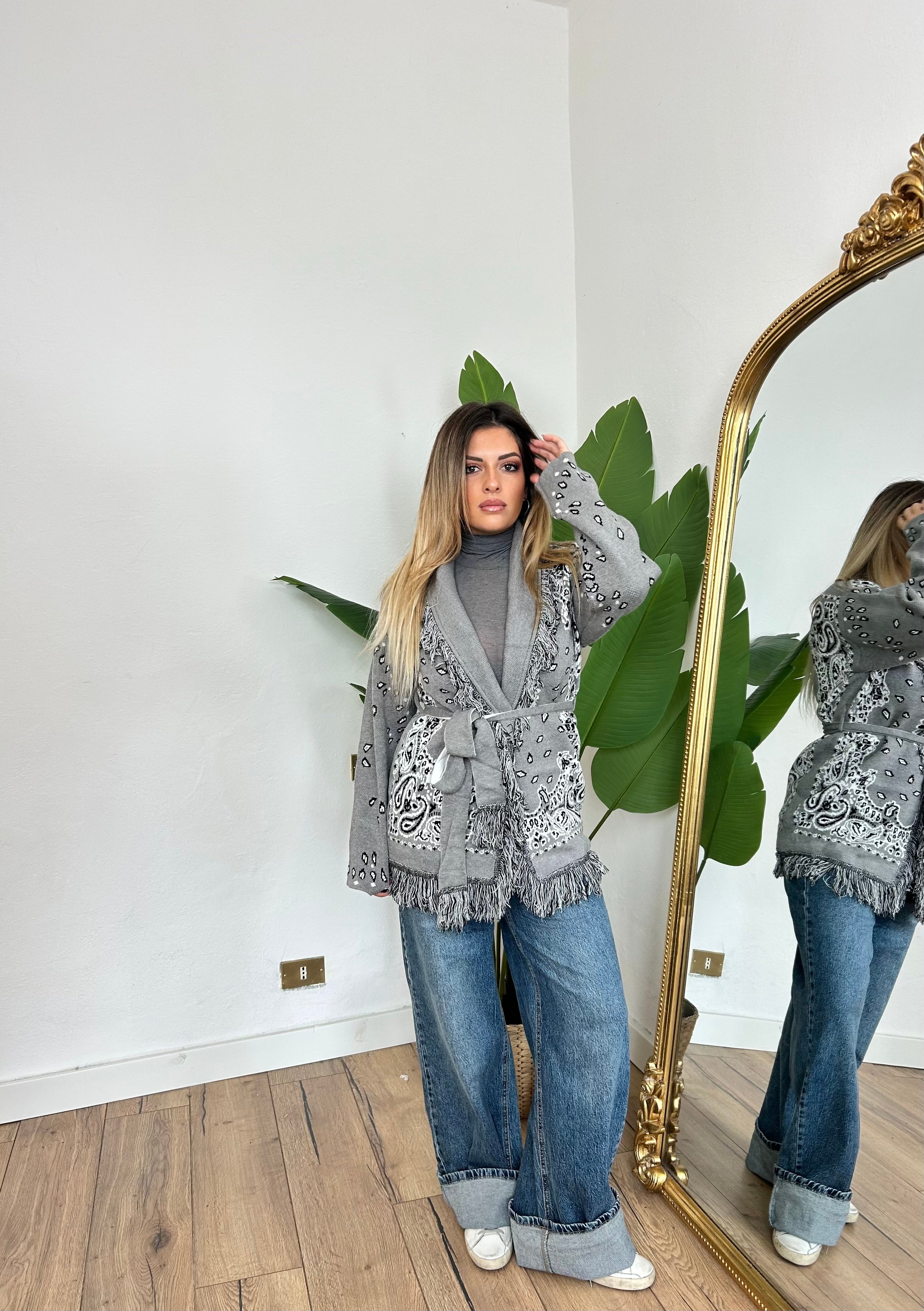 Pre order Cardigan St.Moritz Grigio