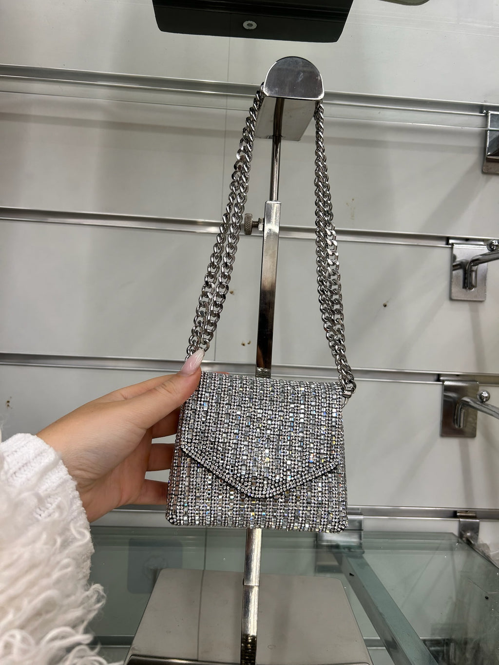 Borsa DIAMOND - argento
