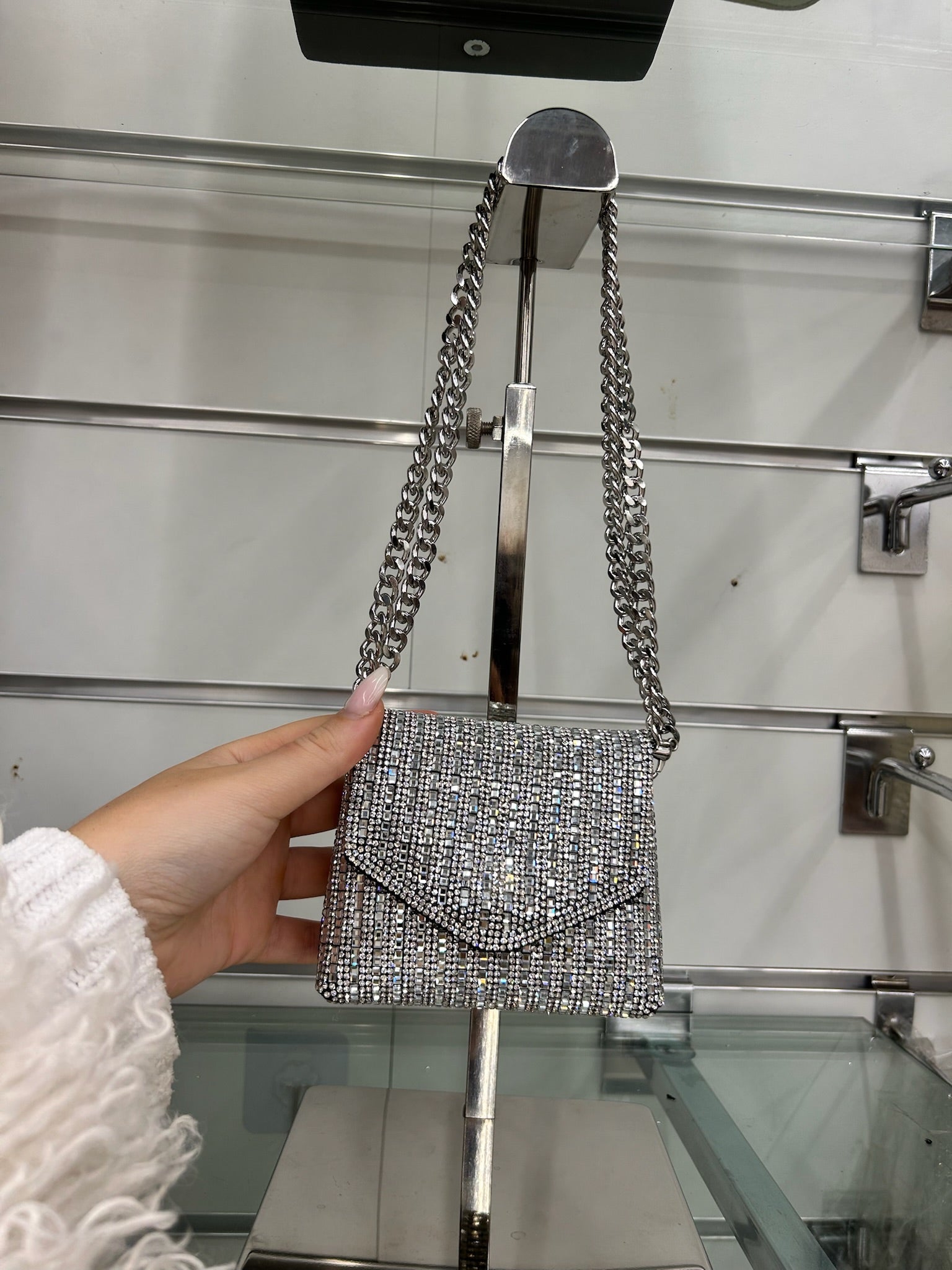 Borsa DIAMOND - argento