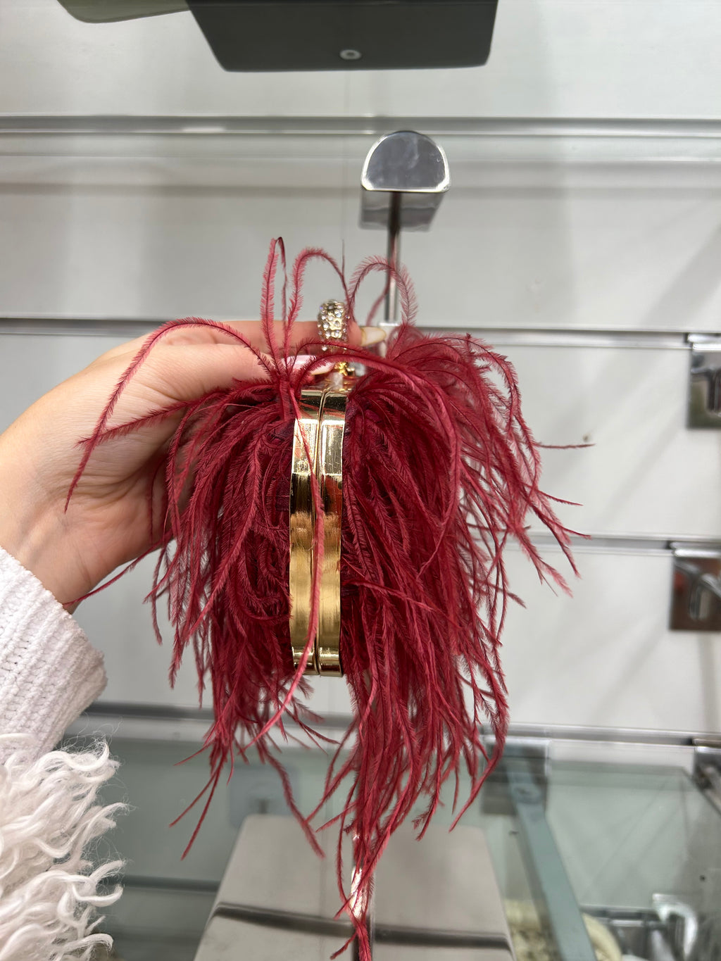 Pochette LUXURY - bordeaux