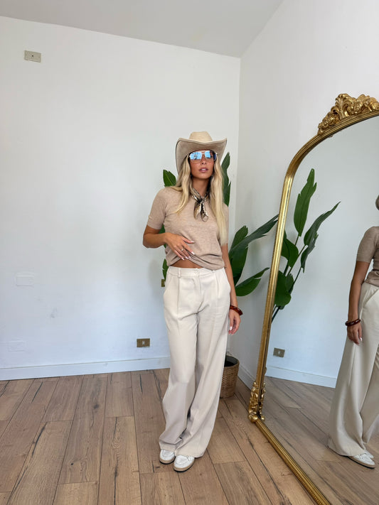 Pantalone Downtown Beige