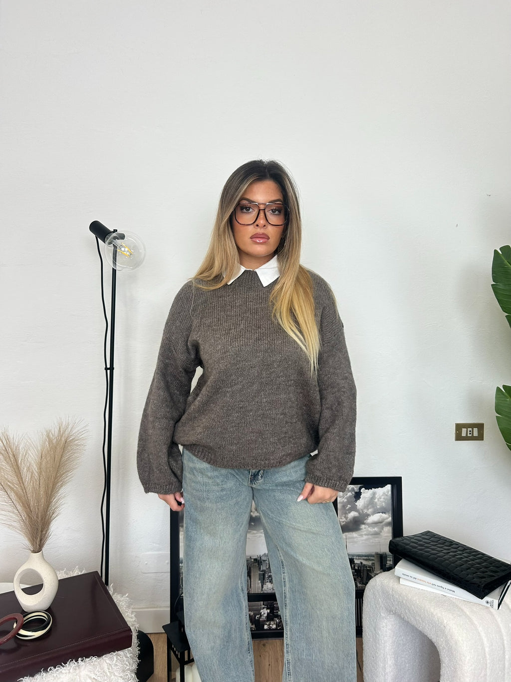 Maglione SOFT - tortora