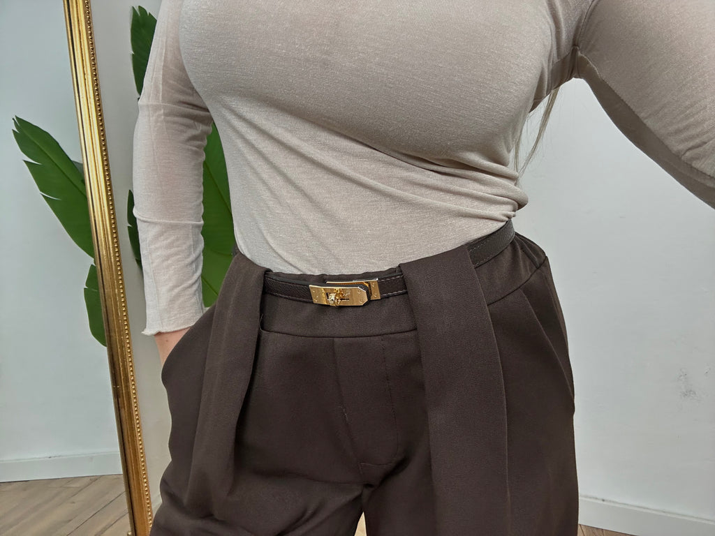 Cintura Classy marrone