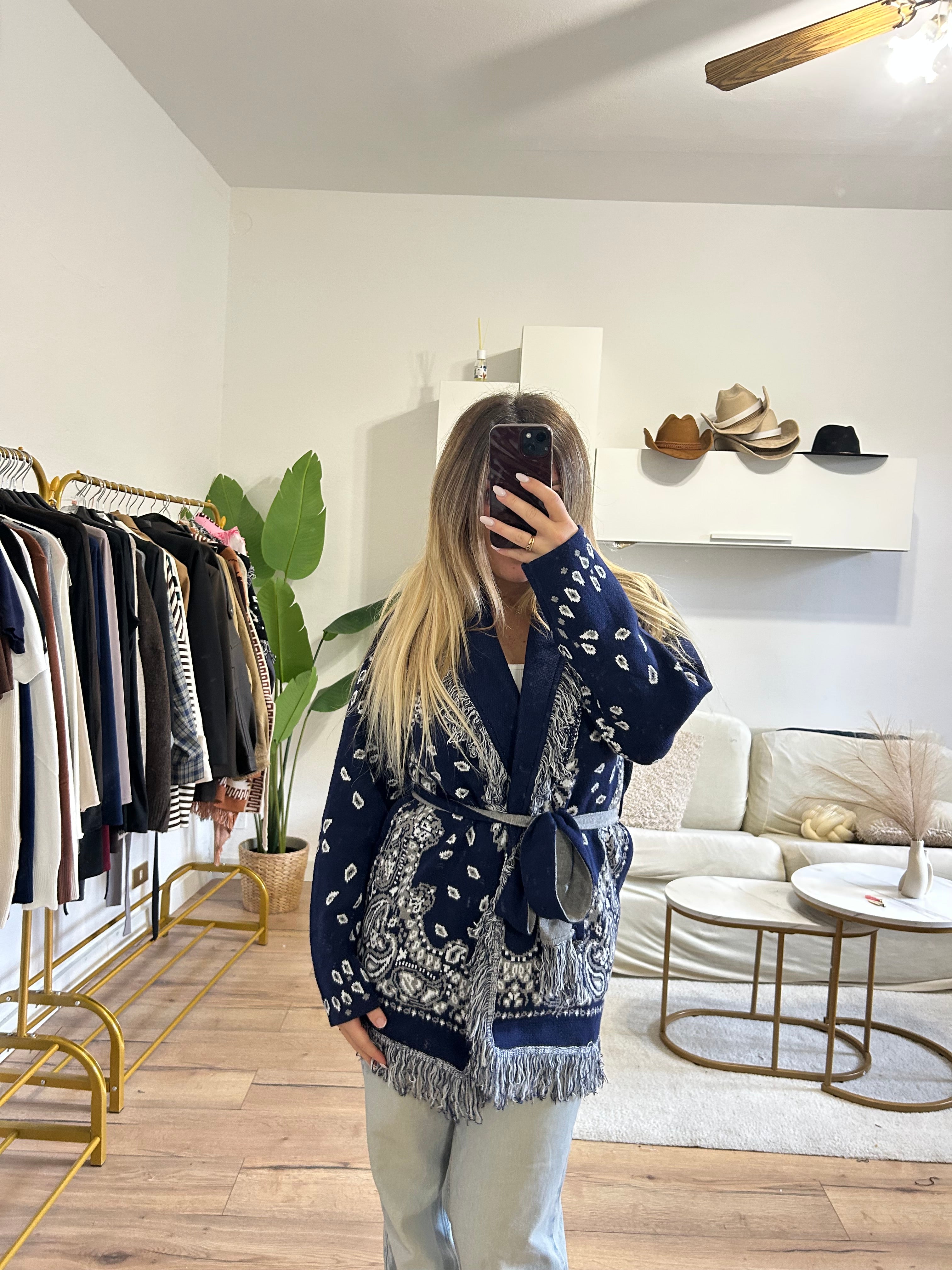 Pre Order Cardigan St.Moritz Blu