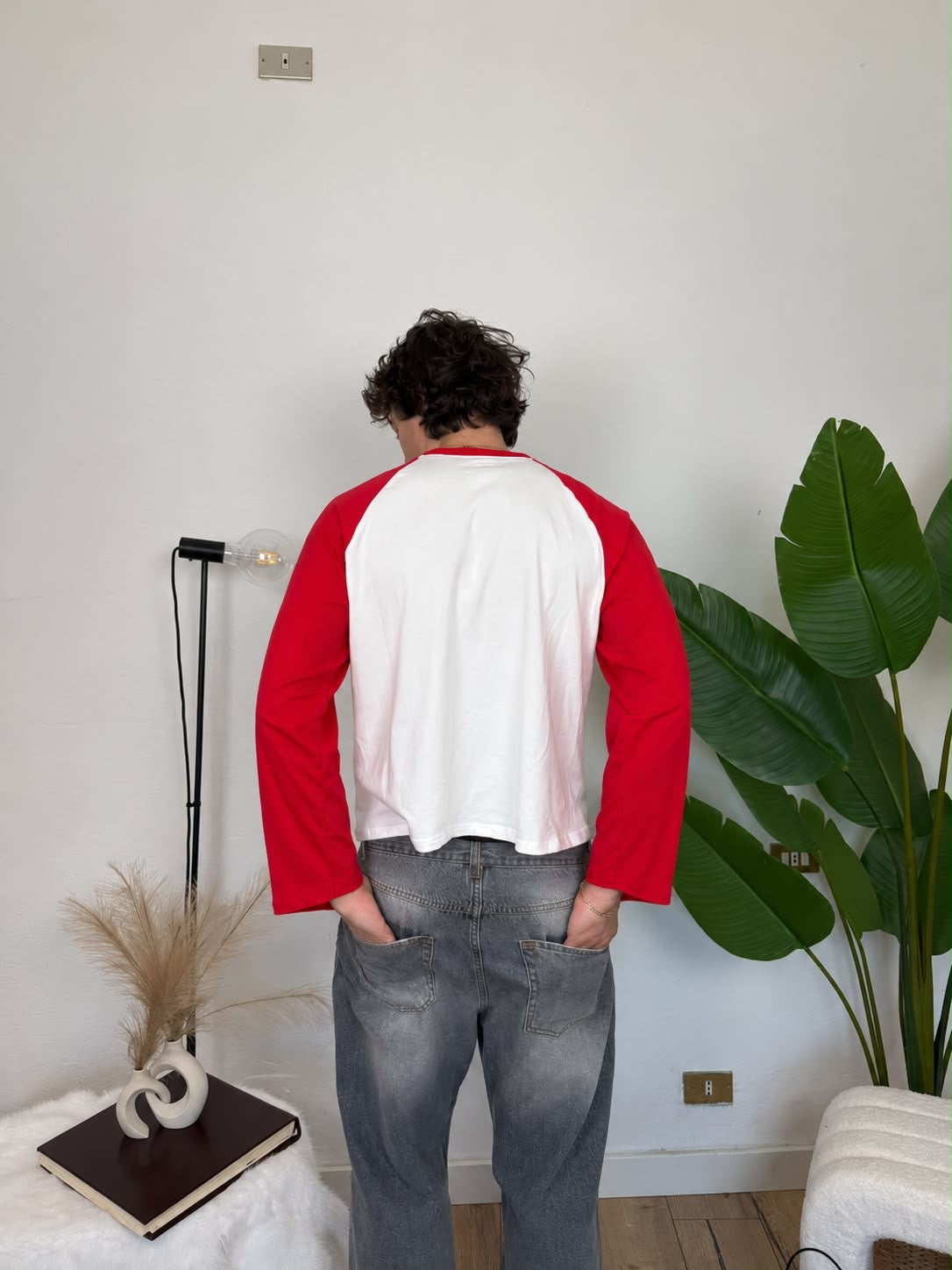 Longsleeve Baseball - rossa