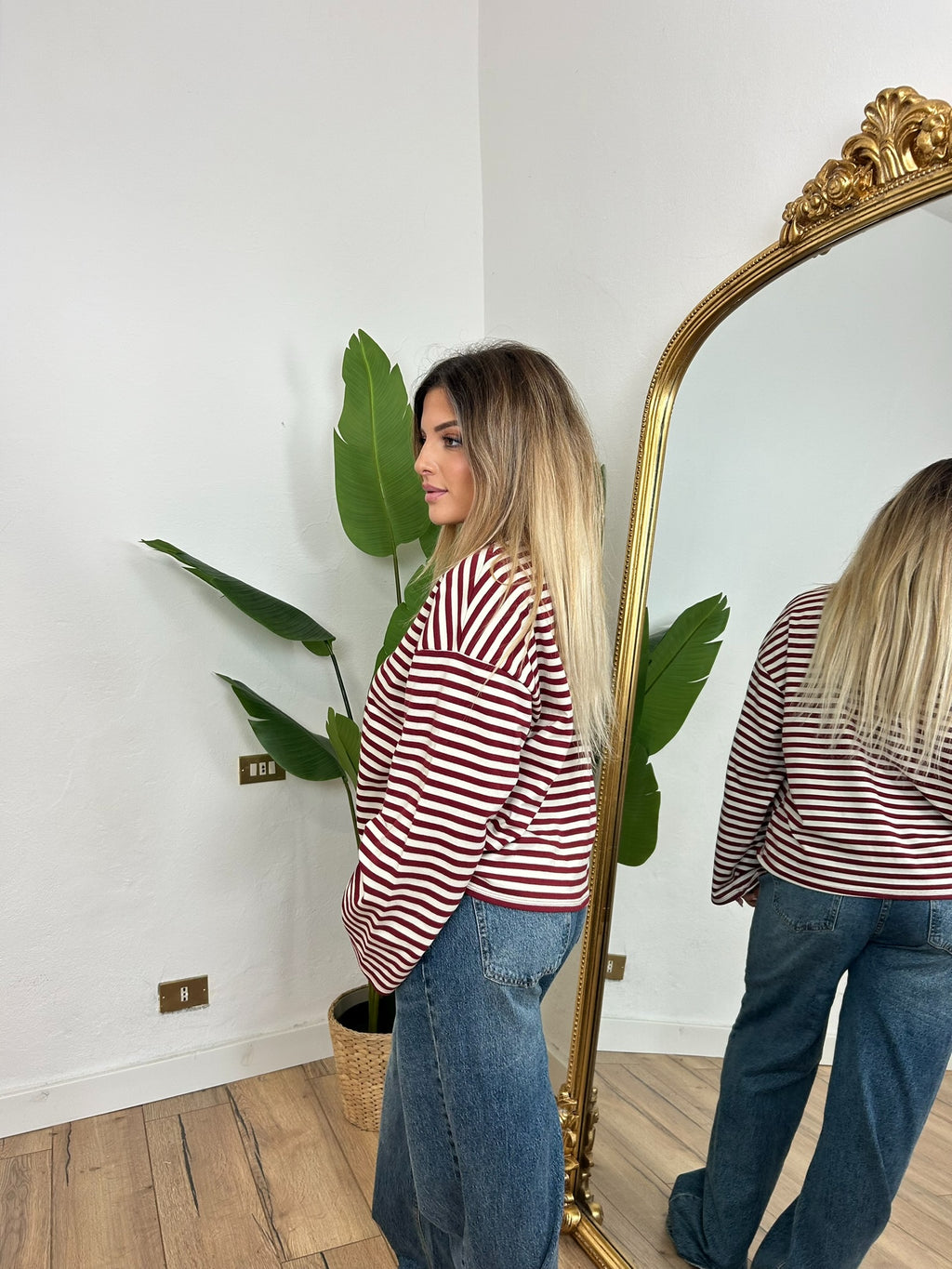 Maglia Kiki bordeaux