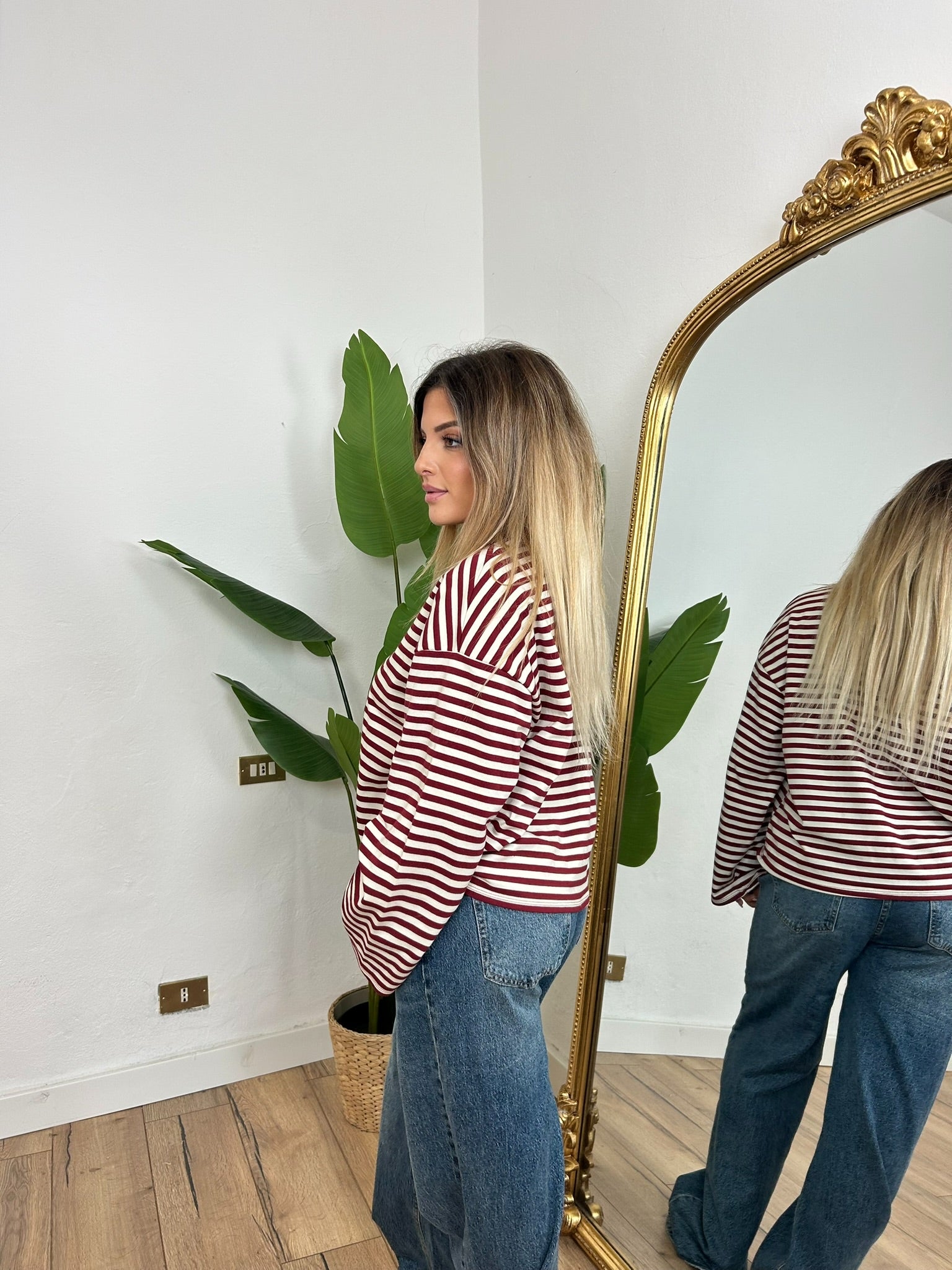 Maglia Kiki bordeaux