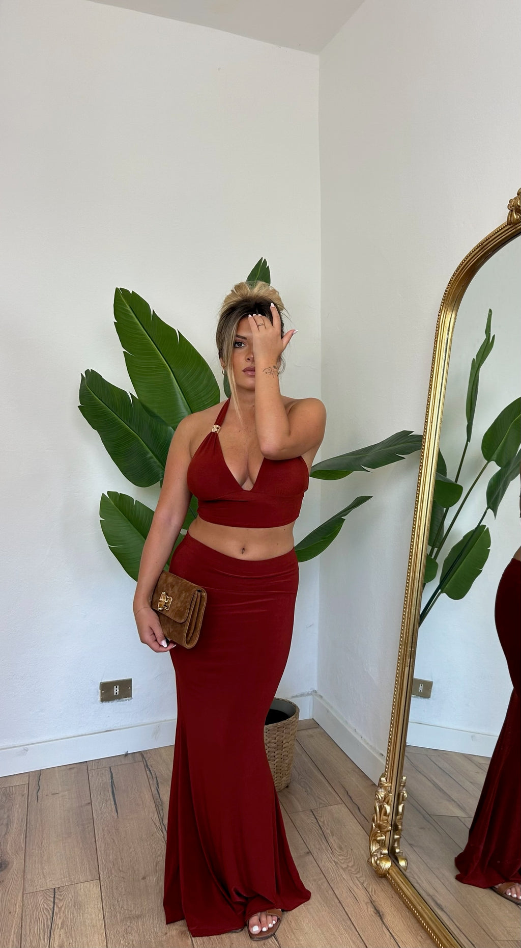 Coordinato Arya mattone