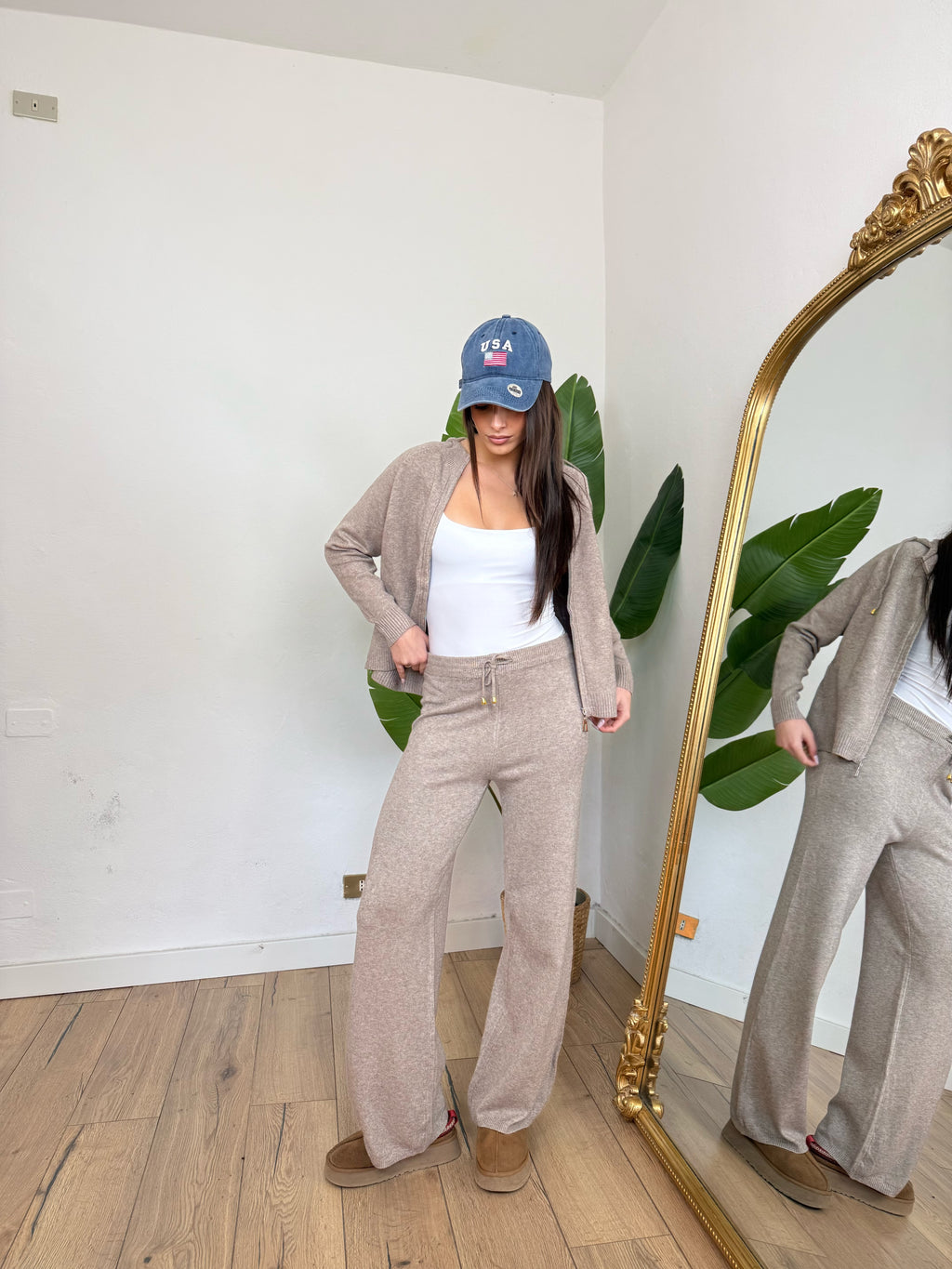 Coordinato Zip sabbia