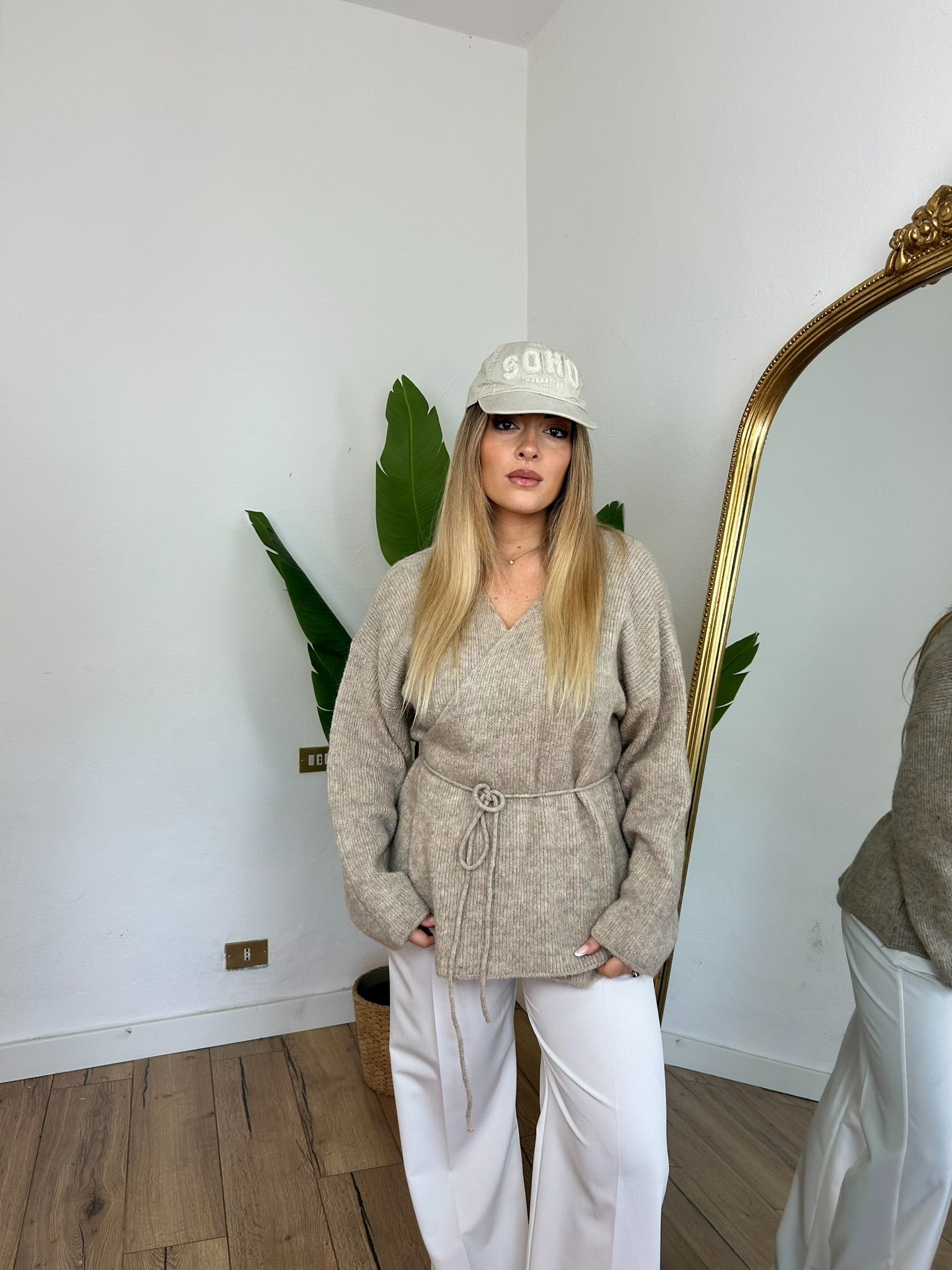 Cardigan Lily beige