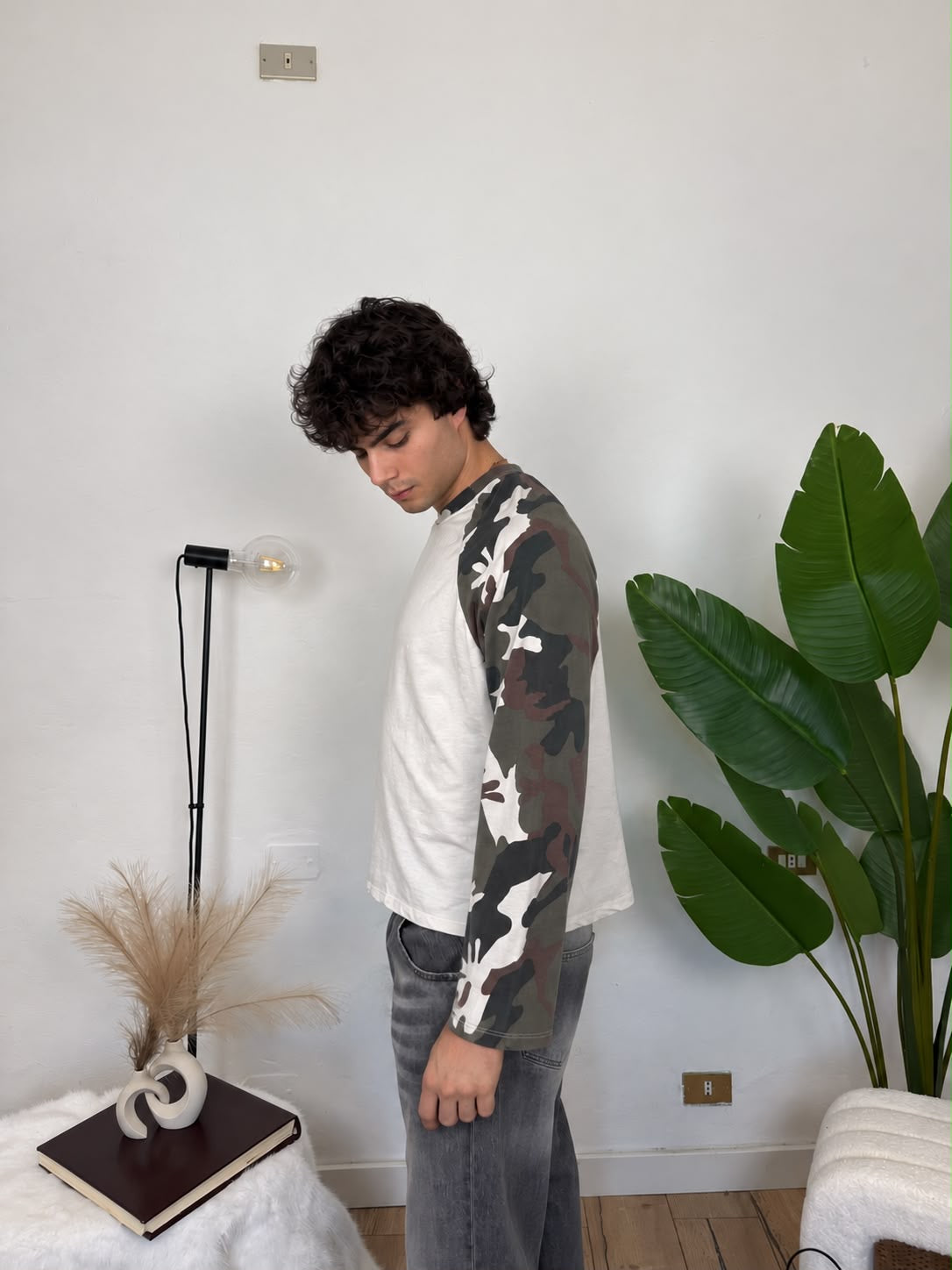 Longsleeve Baseball - camouflage