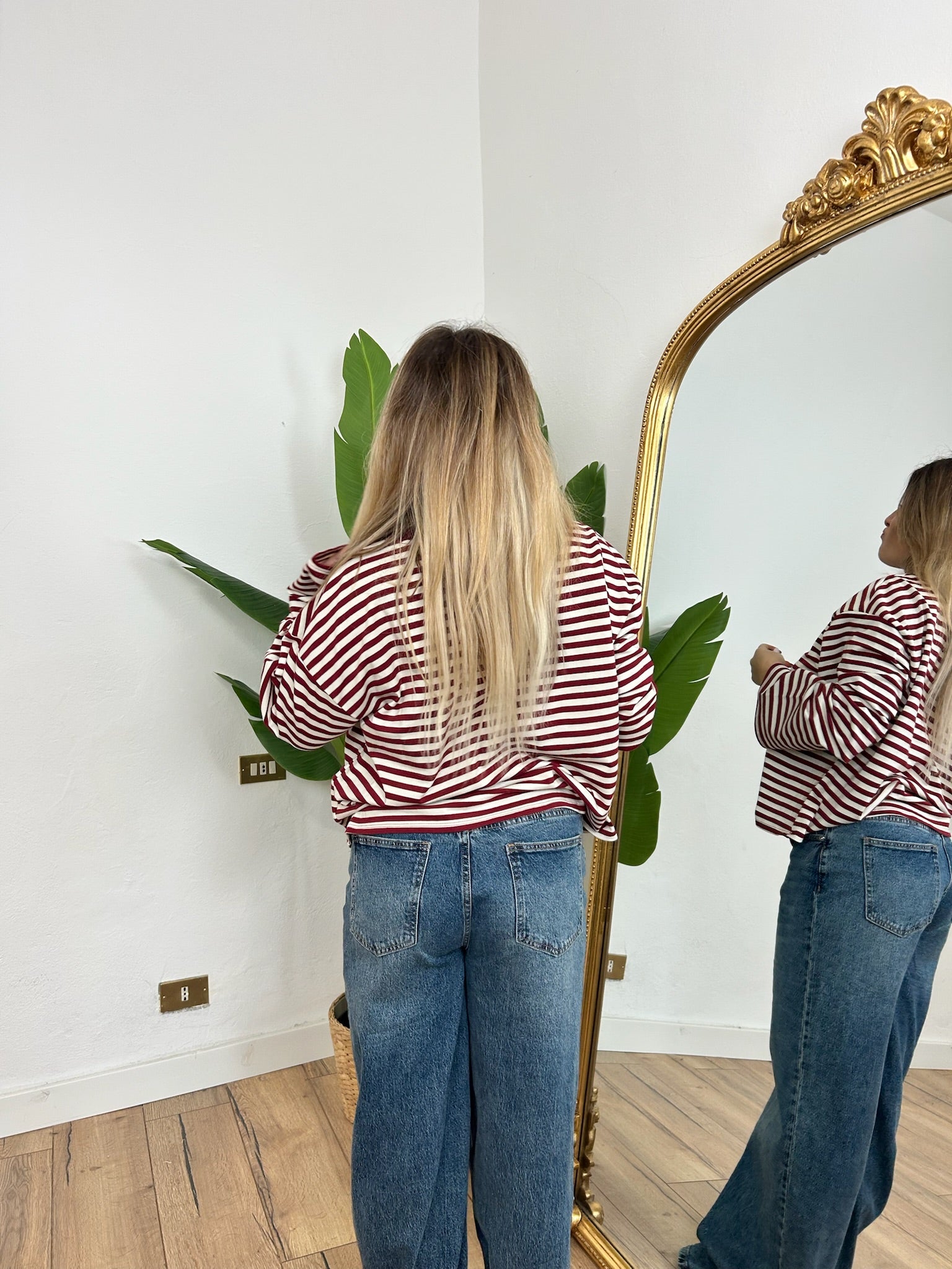 Maglia Kiki bordeaux