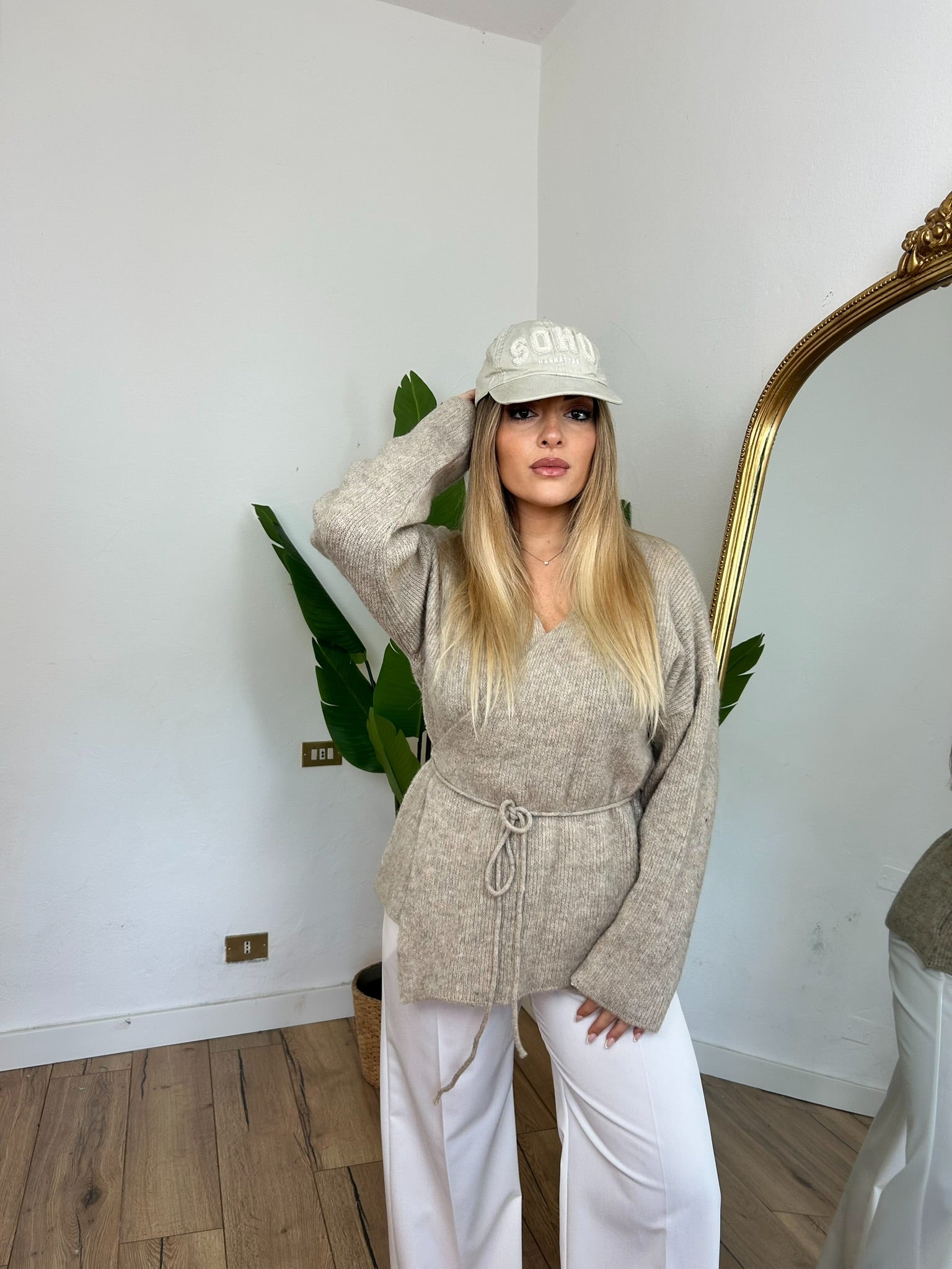 Cardigan Lily beige