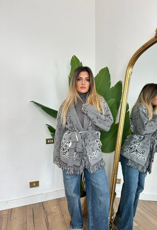 Pre order Cardigan St.Moritz Grigio