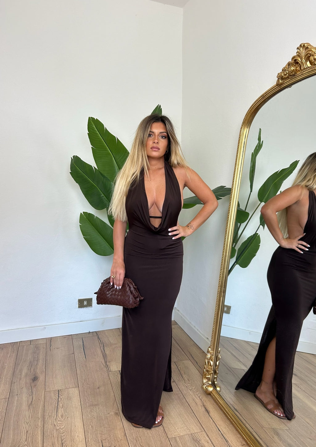 Abito Maldive marrone