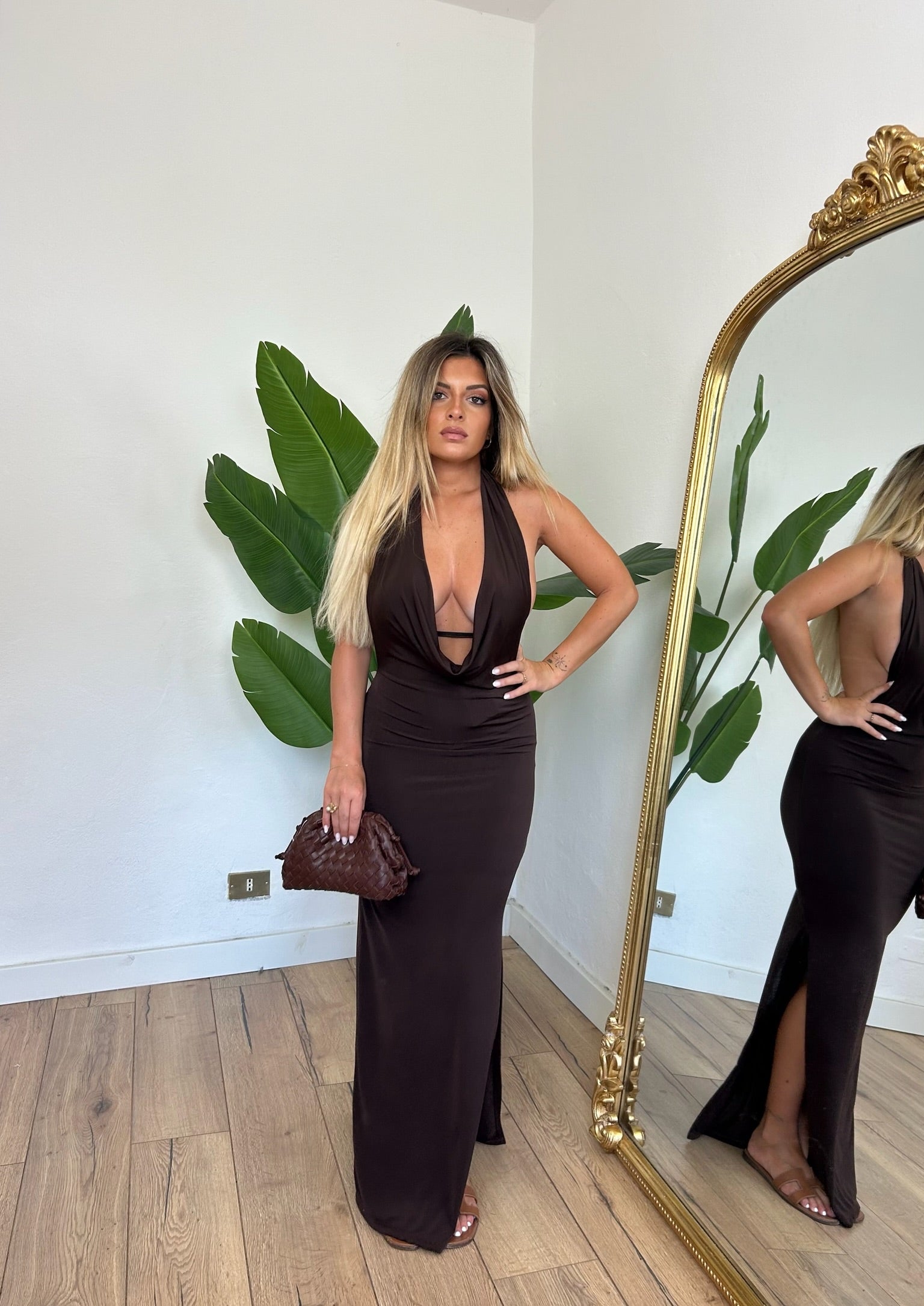 Abito Maldive marrone