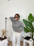 Maglione COZY-grigio