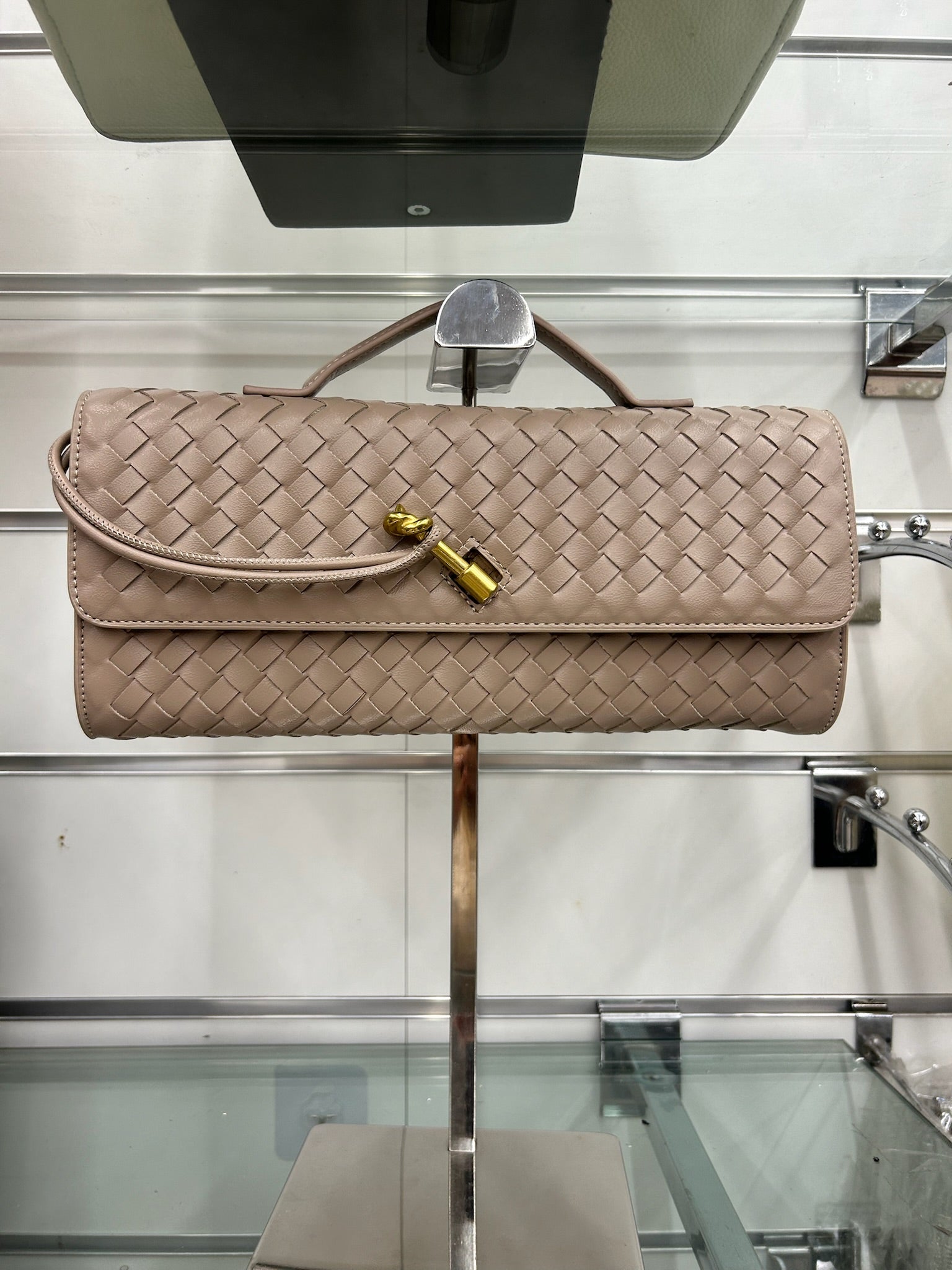 Borsa INTERLACE - beige