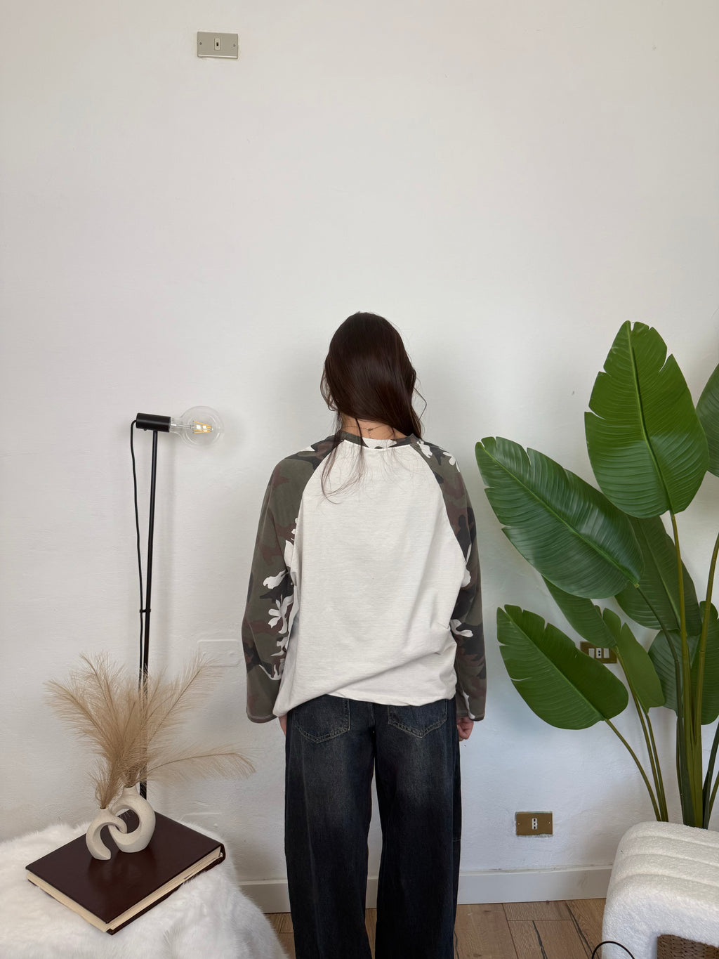 Longsleeve Baseball - camouflage