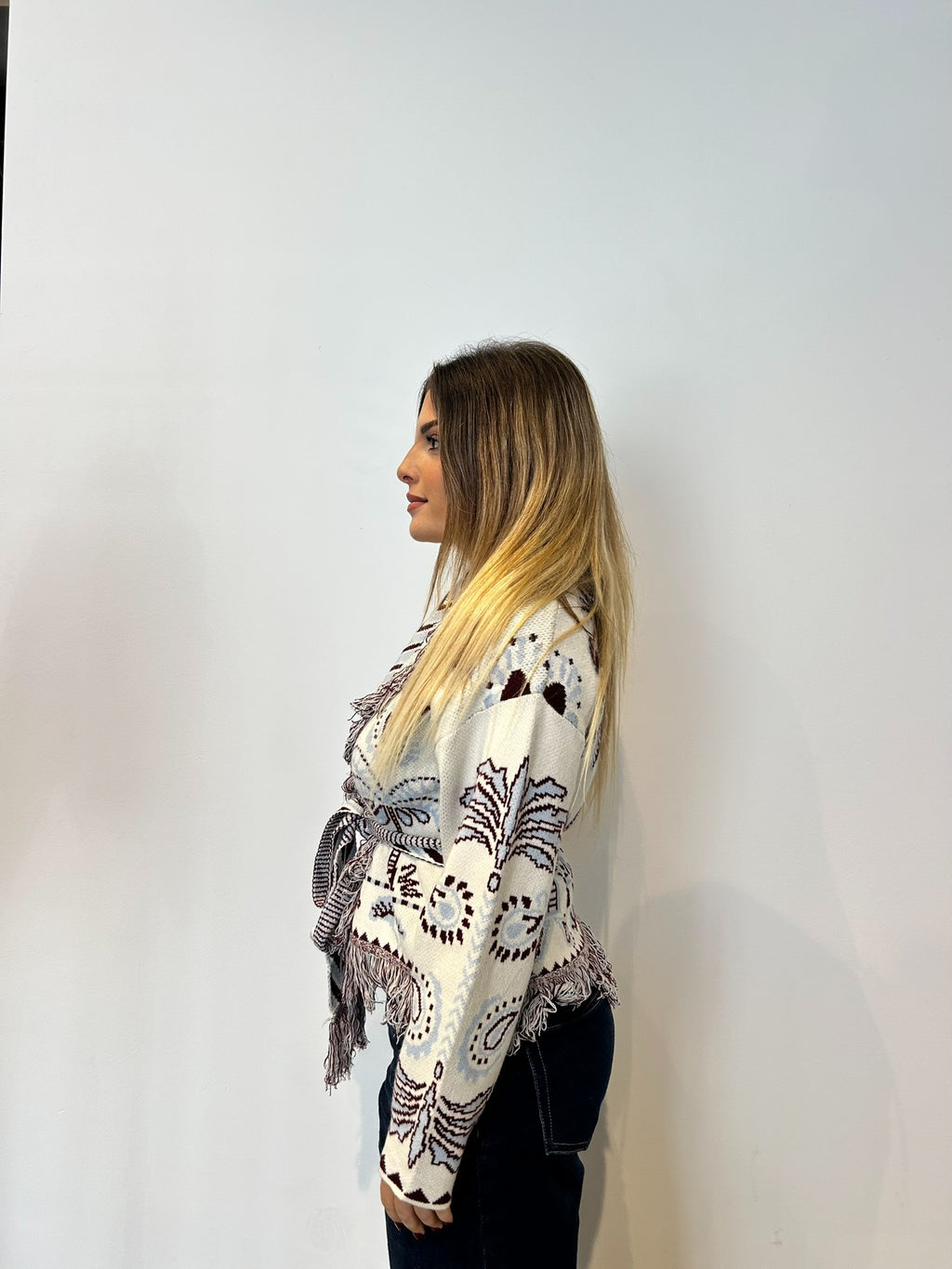 Pre order cardigan Cervinia corto panna