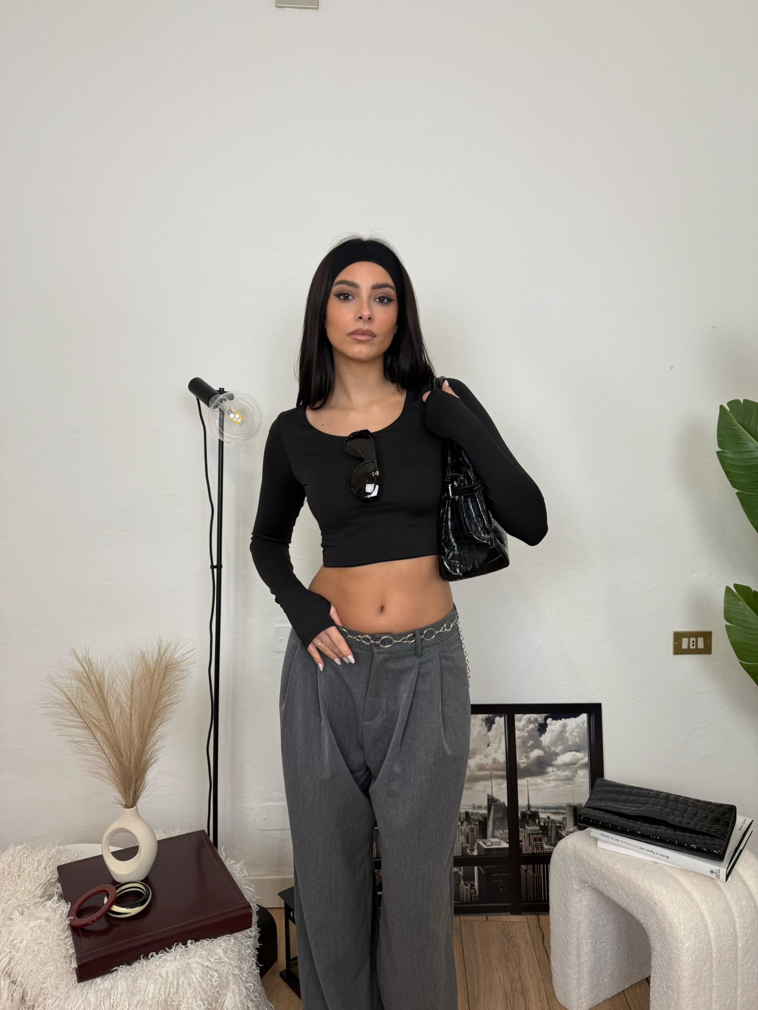 Top PRISCILLA - nero