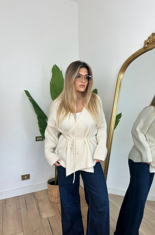 Cardigan Lily bianco