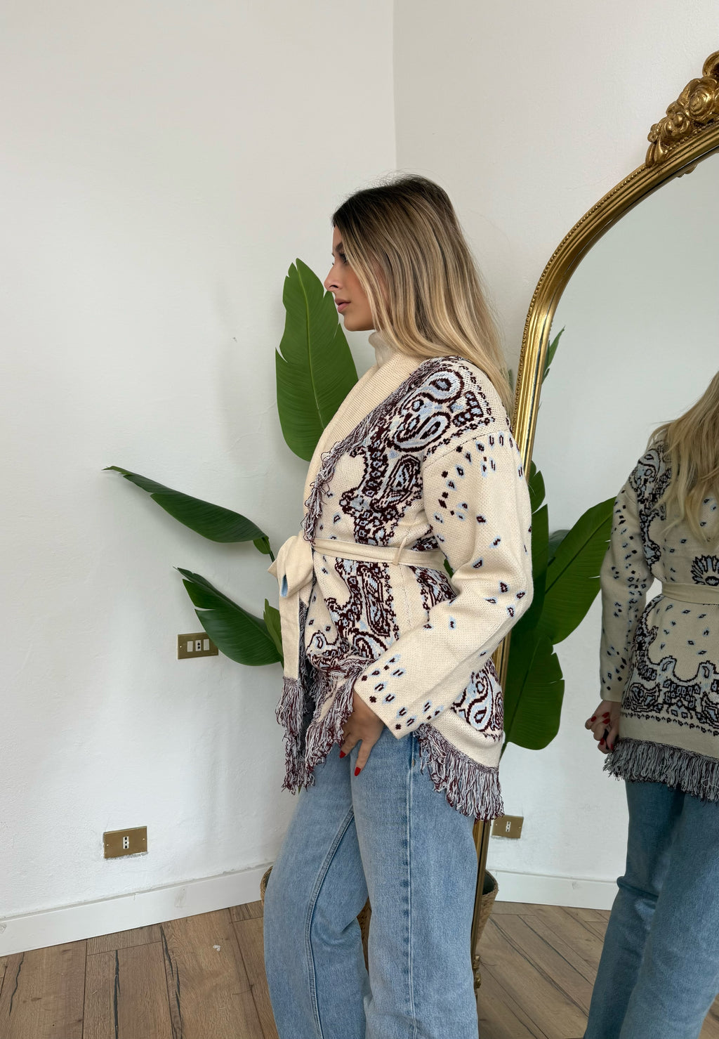 Pre-order Cardigan St.Moritz Panna