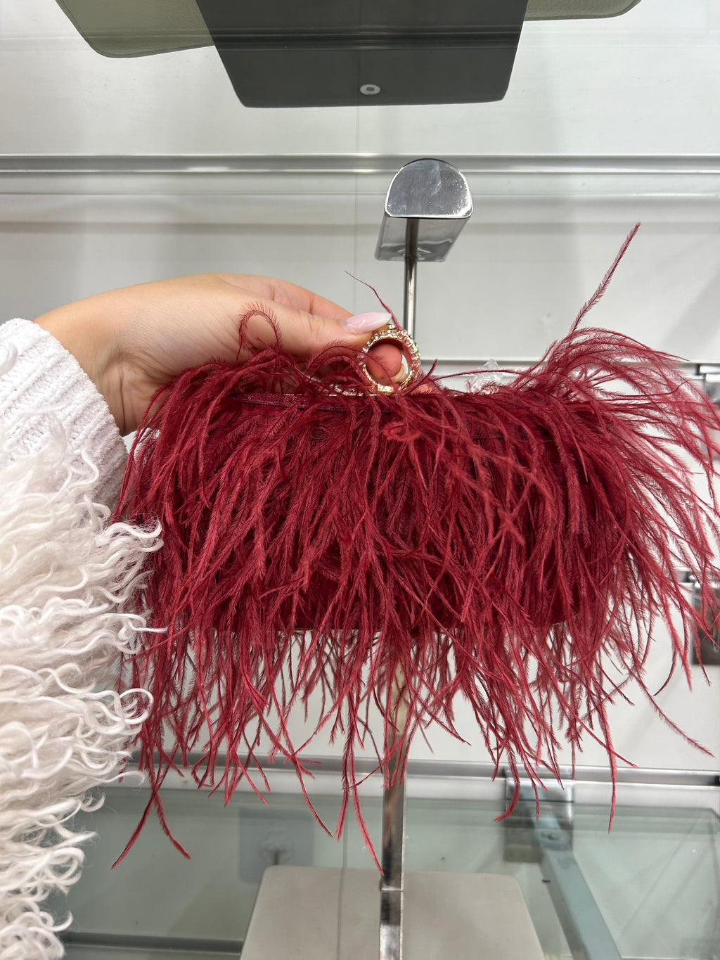 Pochette LUXURY - bordeaux