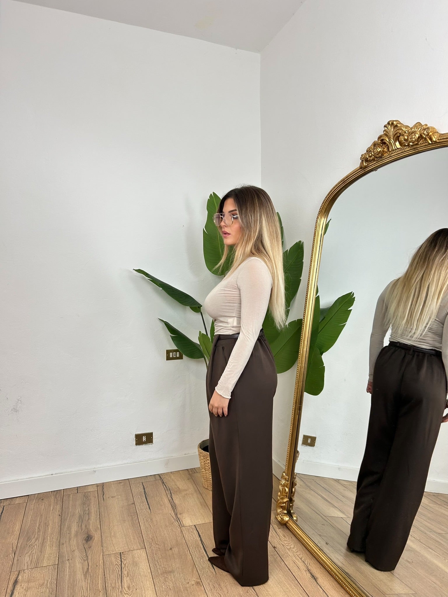 Pantalone Classy marrone