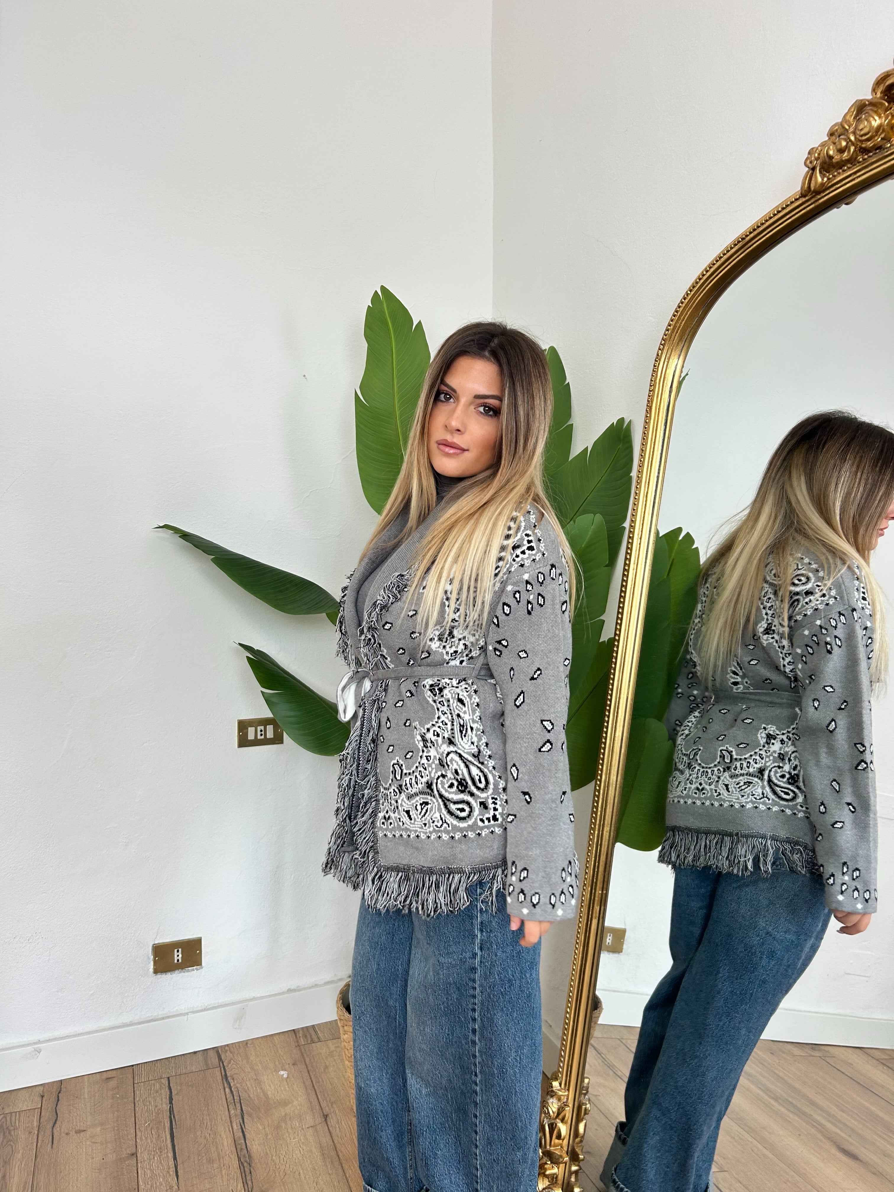 Pre order Cardigan St.Moritz Grigio