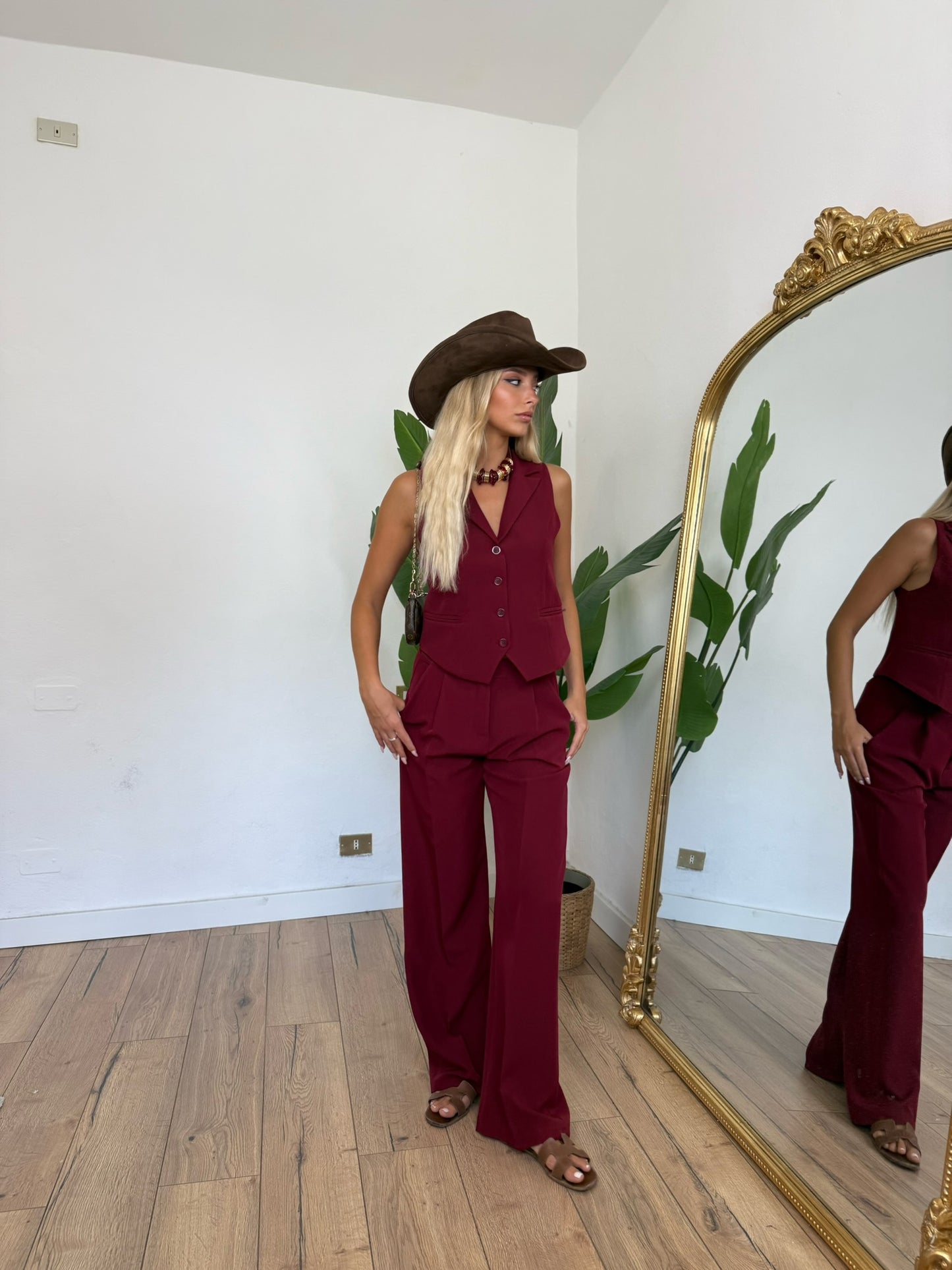 Coordinato Soho burgundy